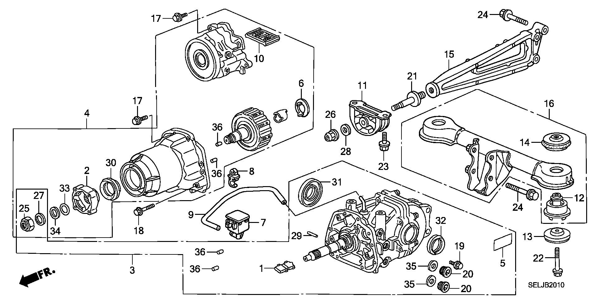 REAR DIFFERENTIAL/ MOUNT