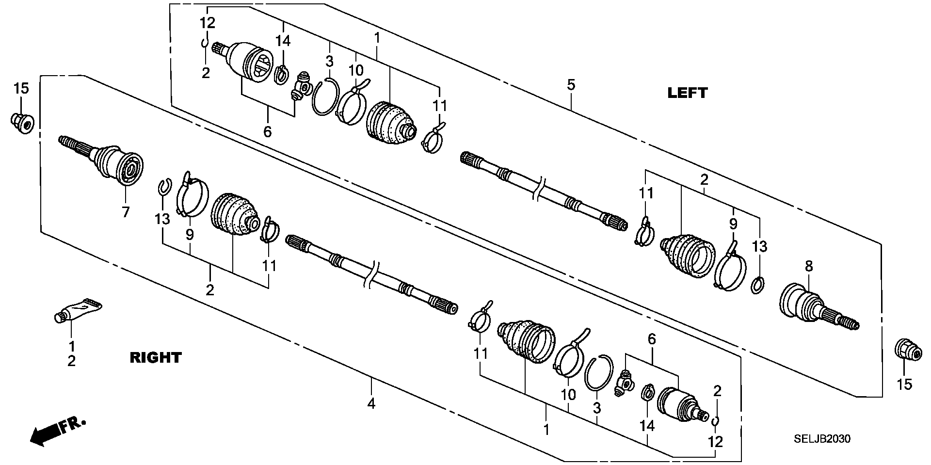 REAR DRIVE SHAFT