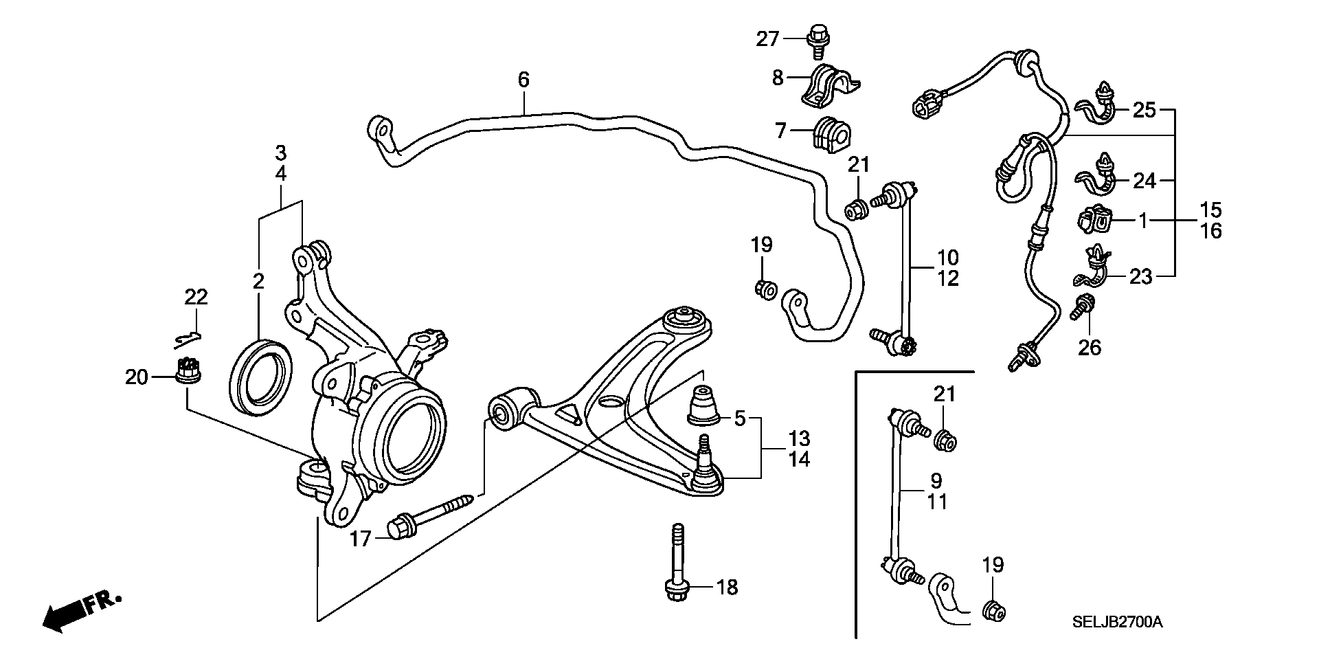 FRONT STABILIZER/ FRONT LOWER ARM