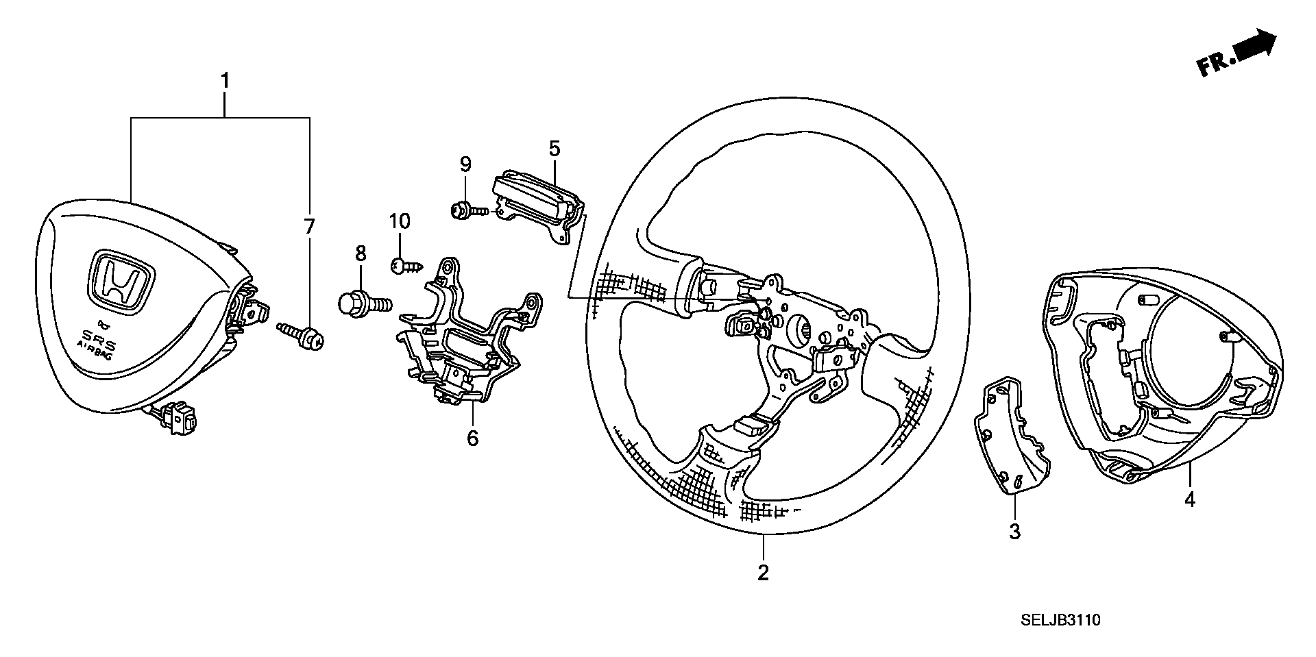 STEERING WHEEL(SRS) (1)