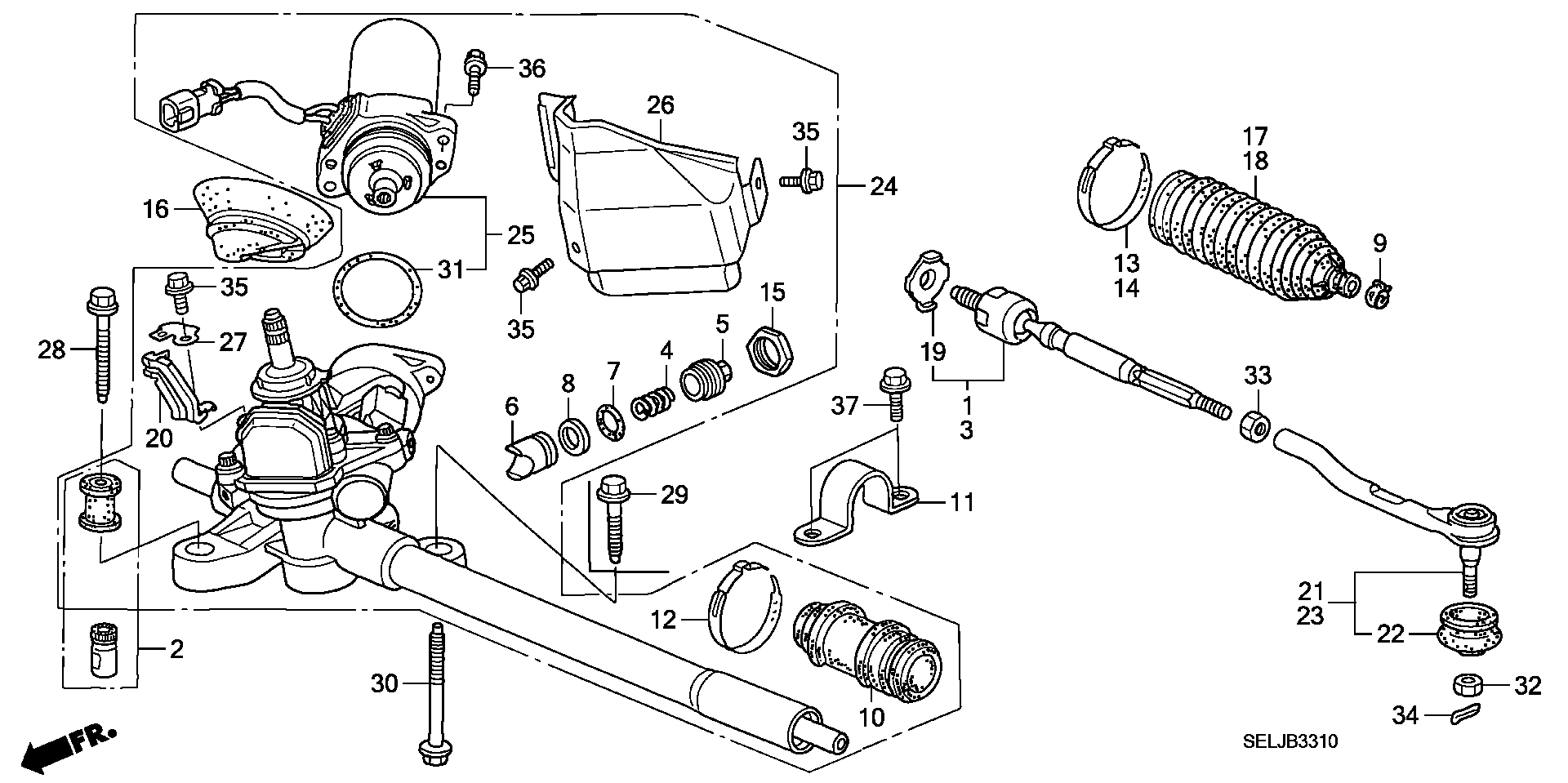 POWER STEERING GEARBOX(EPS)