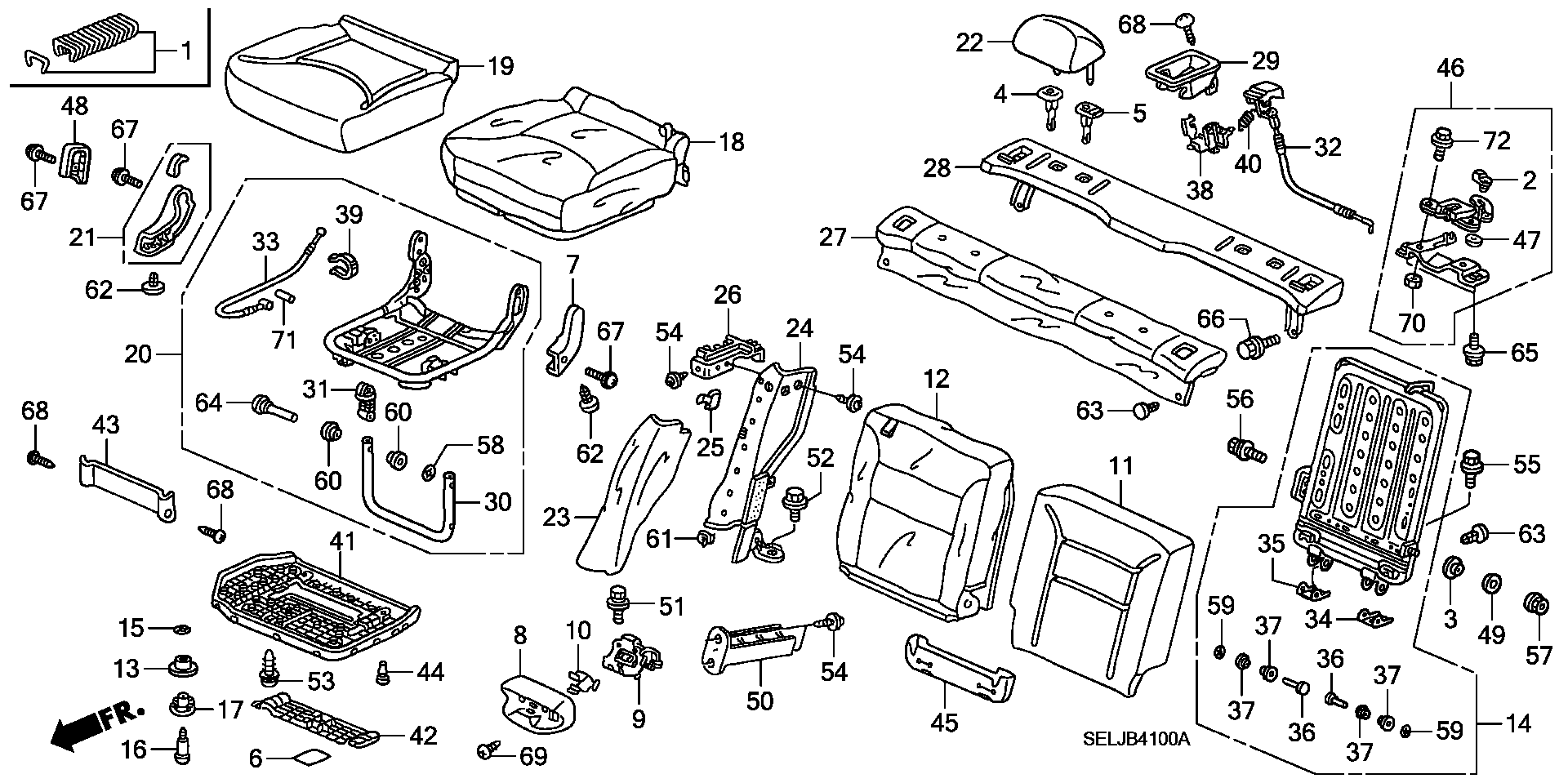 REAR SEAT(  RIGHT SIDE )