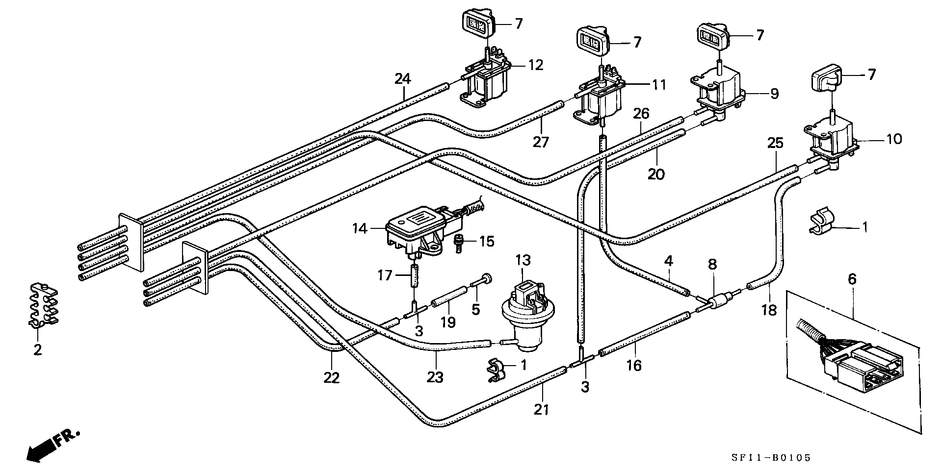 CONTROL BOX TUBING (BA4,5:120,130/BA7:100)