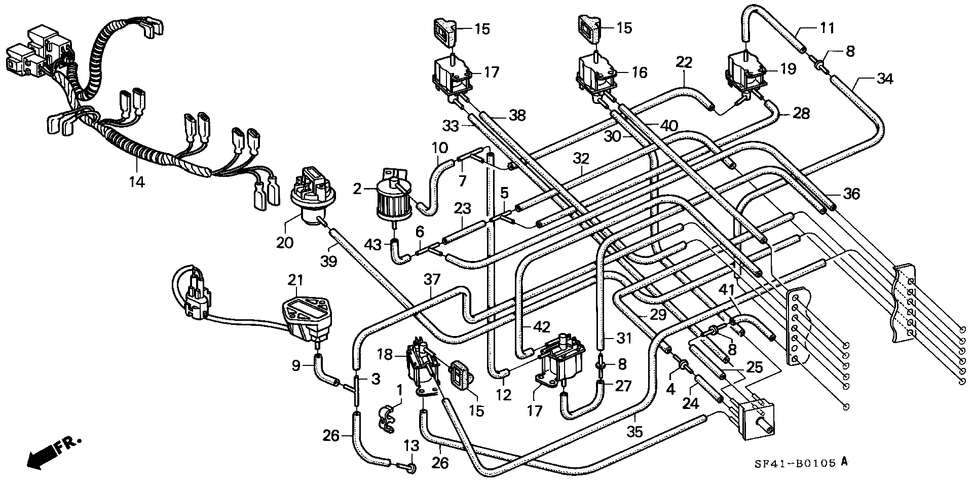 CONTROL BOX TUBING (GA1:110,GA2:100  TYPE )