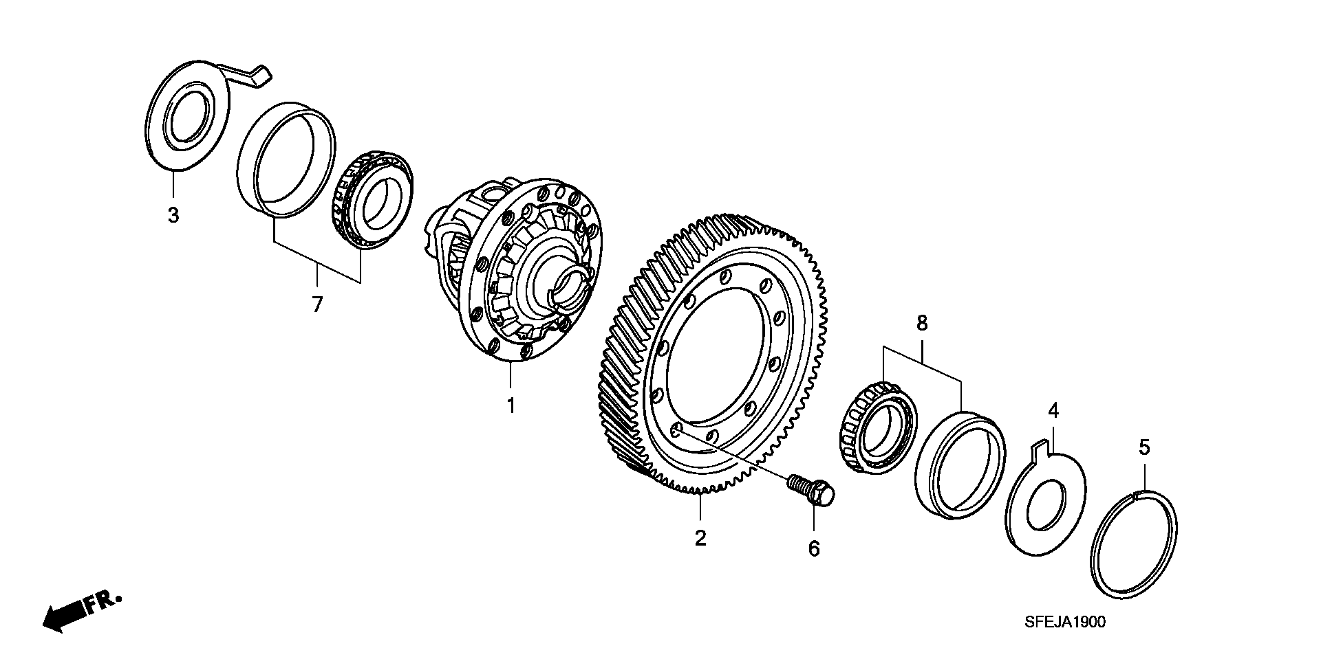 DIFFERENTIAL(2WD)(5AT)