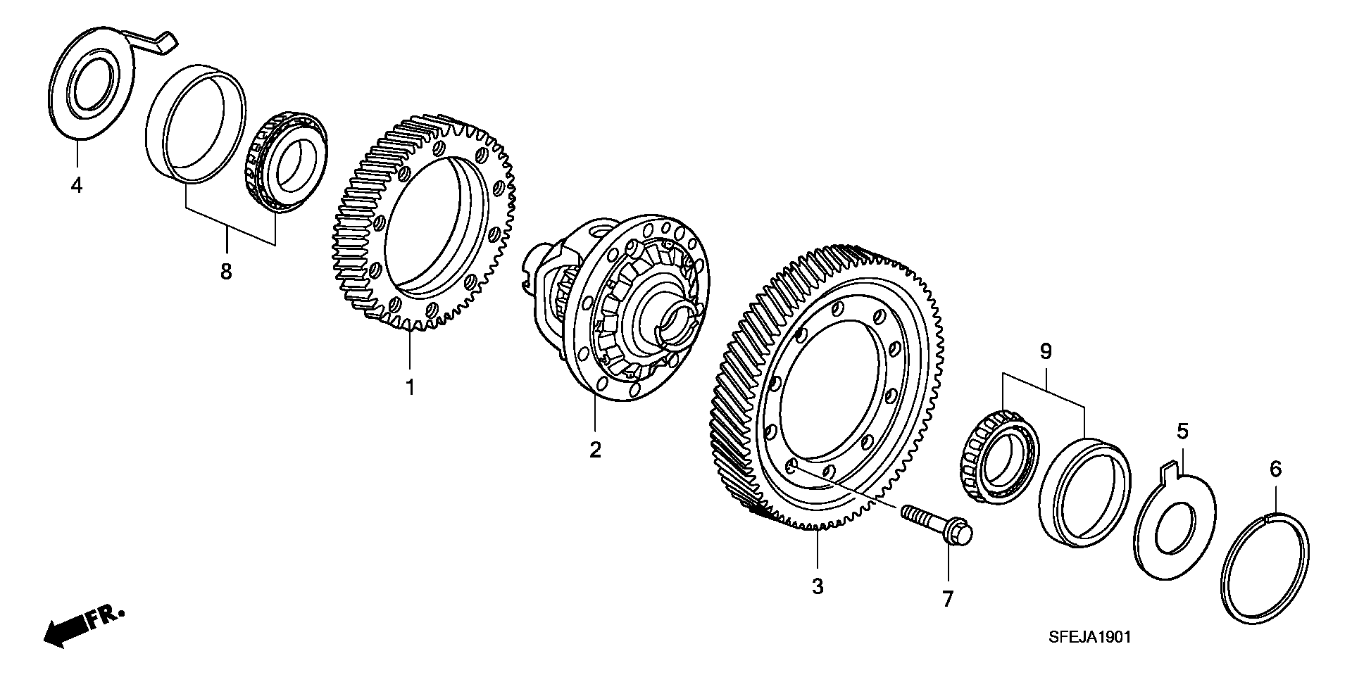 DIFFERENTIAL(4WD)(5AT)