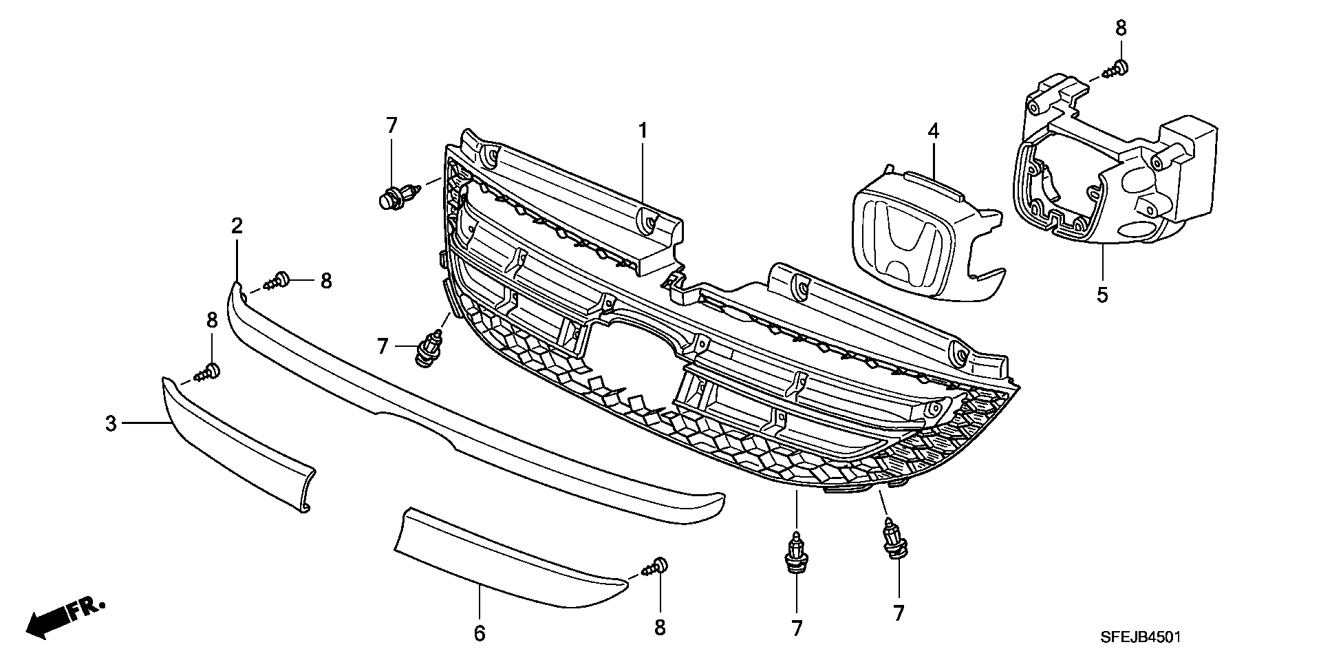 FRONT GRILLE(2)