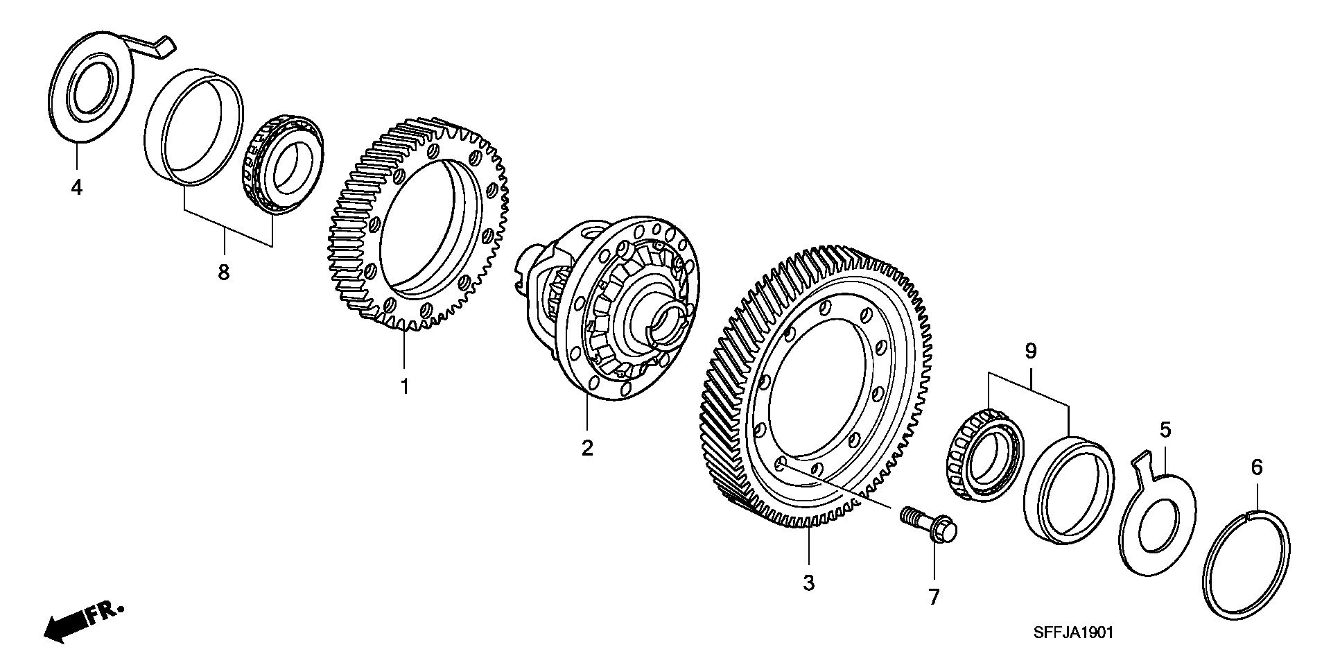 DIFFERENTIAL(4WD)(5AT)