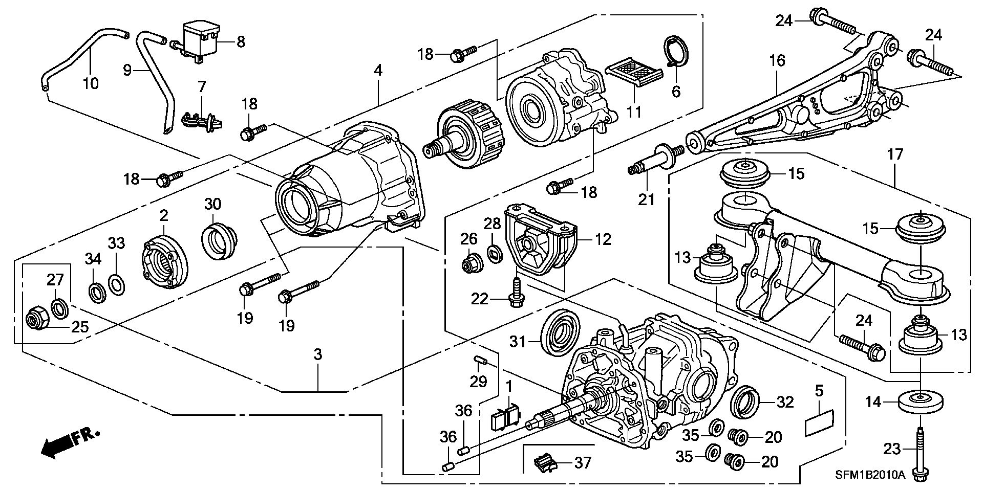 REAR DIFFERENTIAL(4WD)