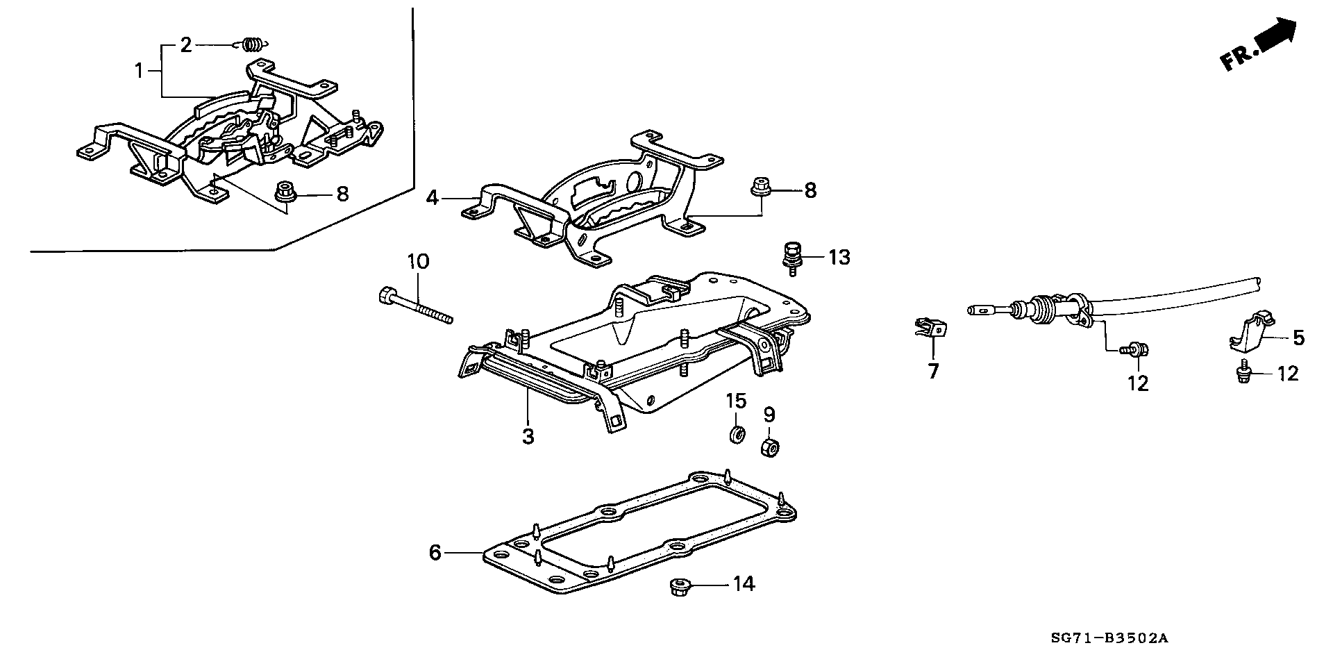 SELECT LEVER BRACKET(AT)