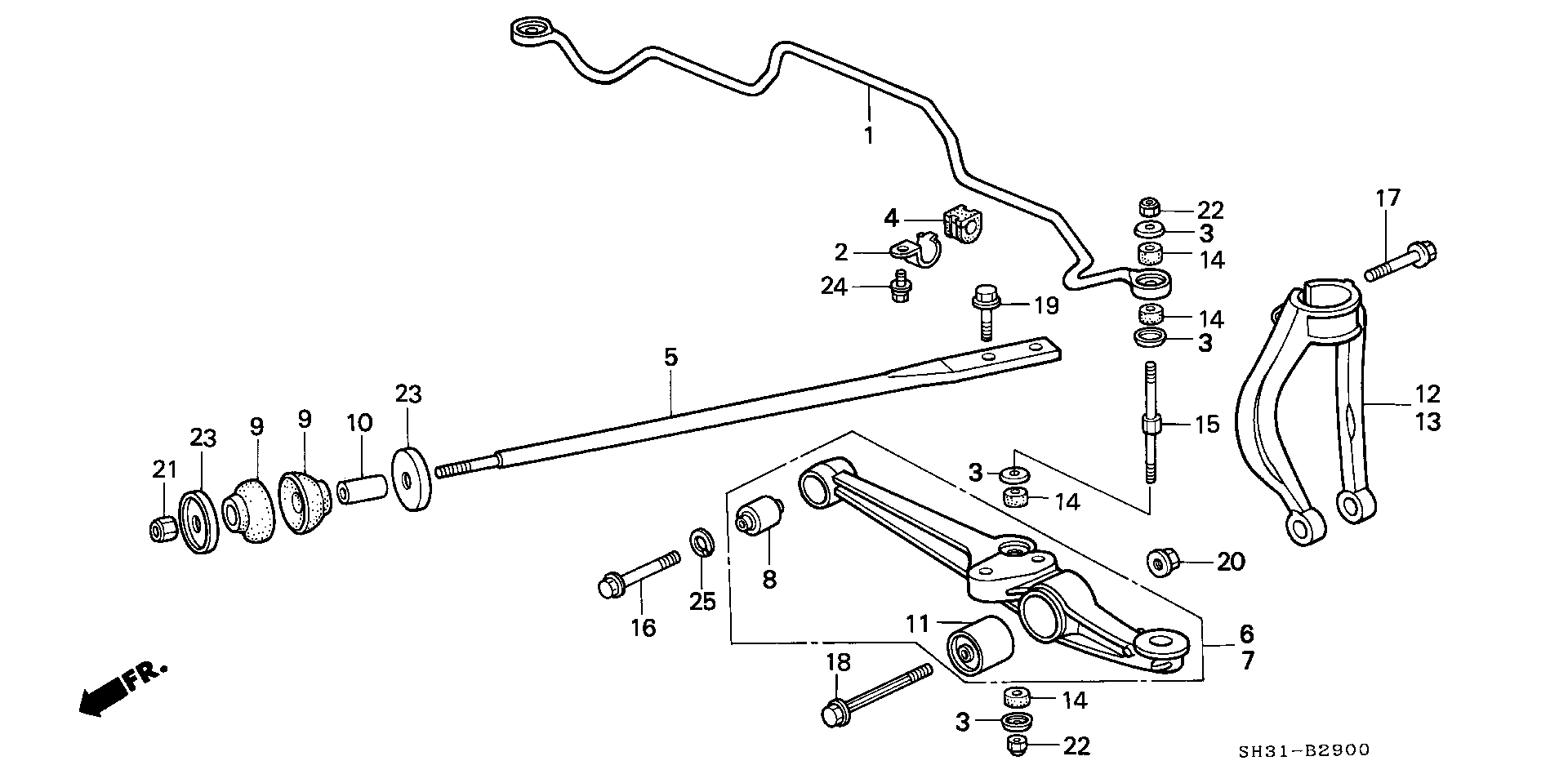 FRONT LOWER ARM(EF1,2,3)
