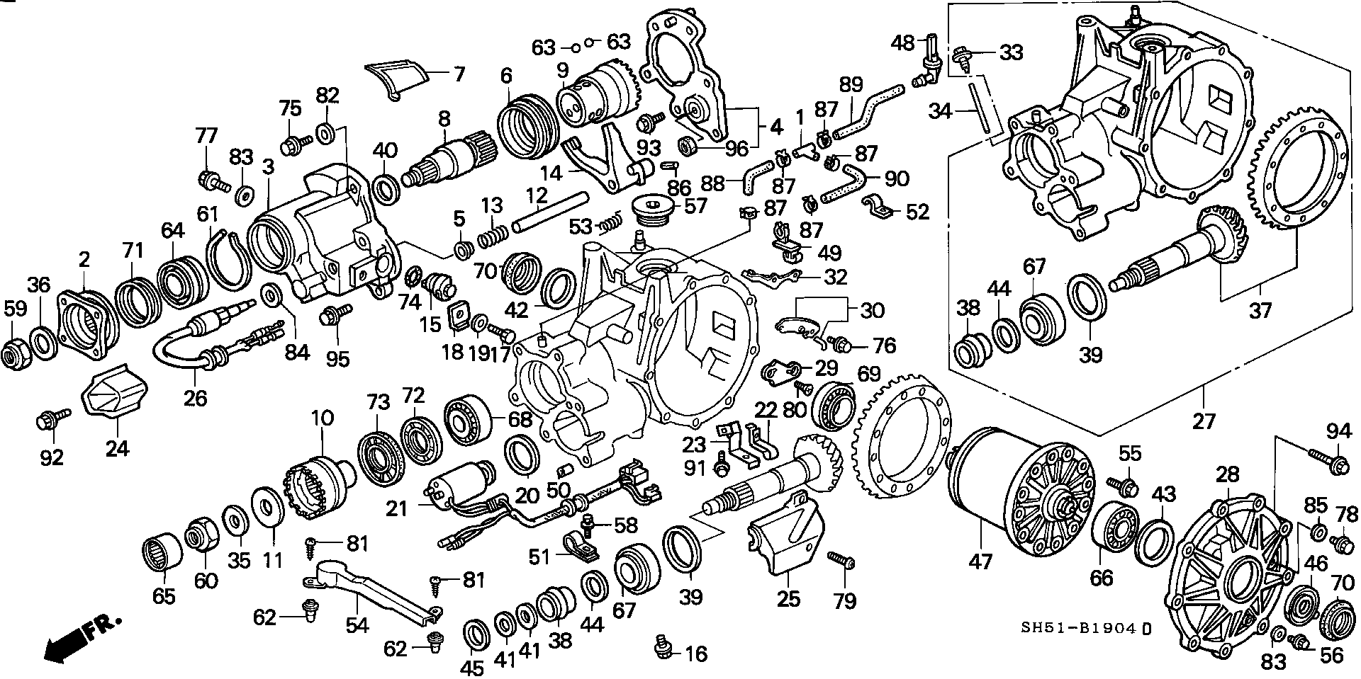REAR DIFFERENTIAL (INTRAC)