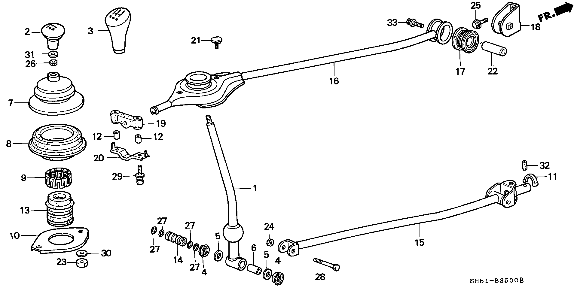 CHANGE LEVER(2WD)