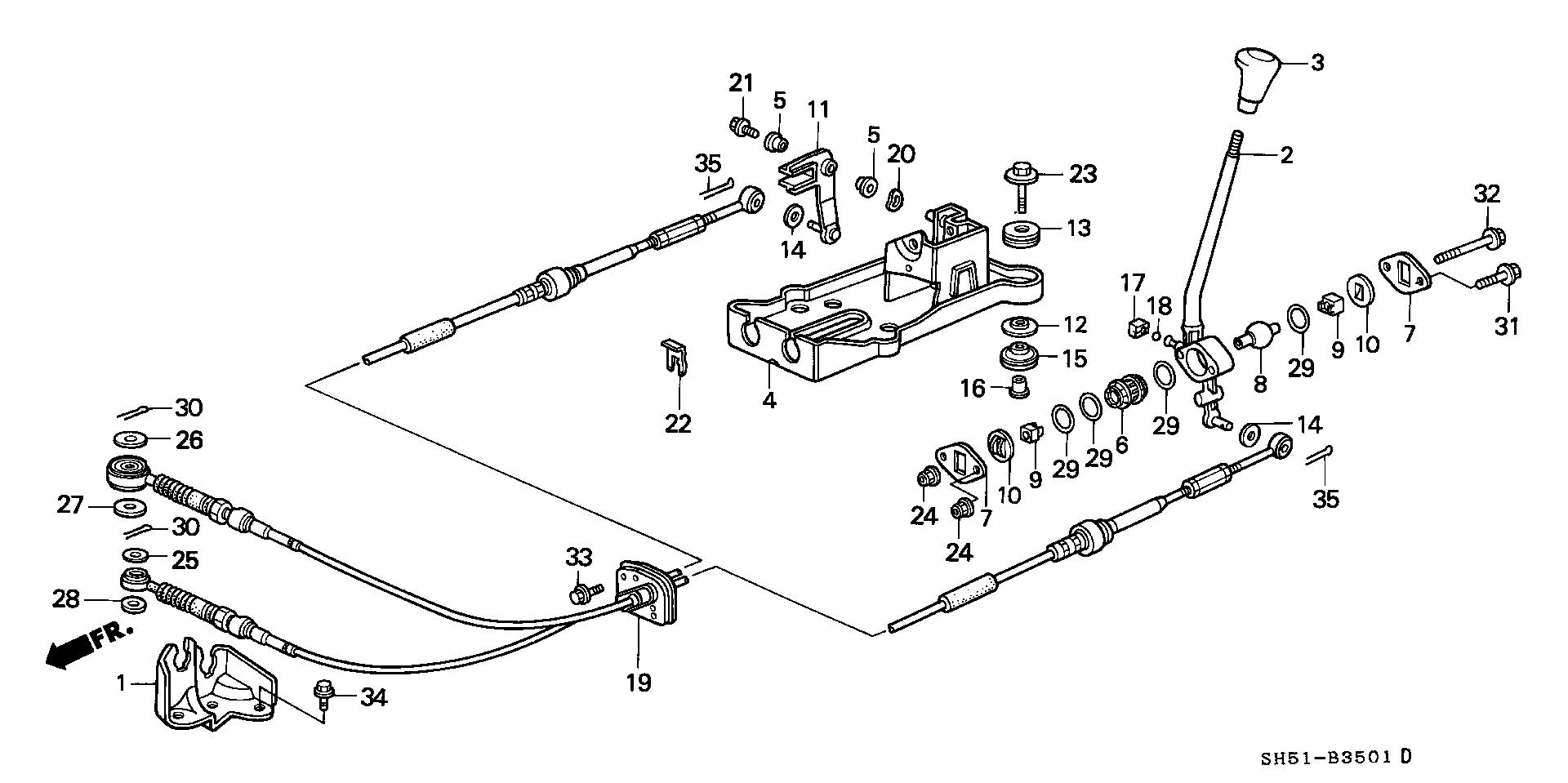 CHANGE LEVER(4WD)