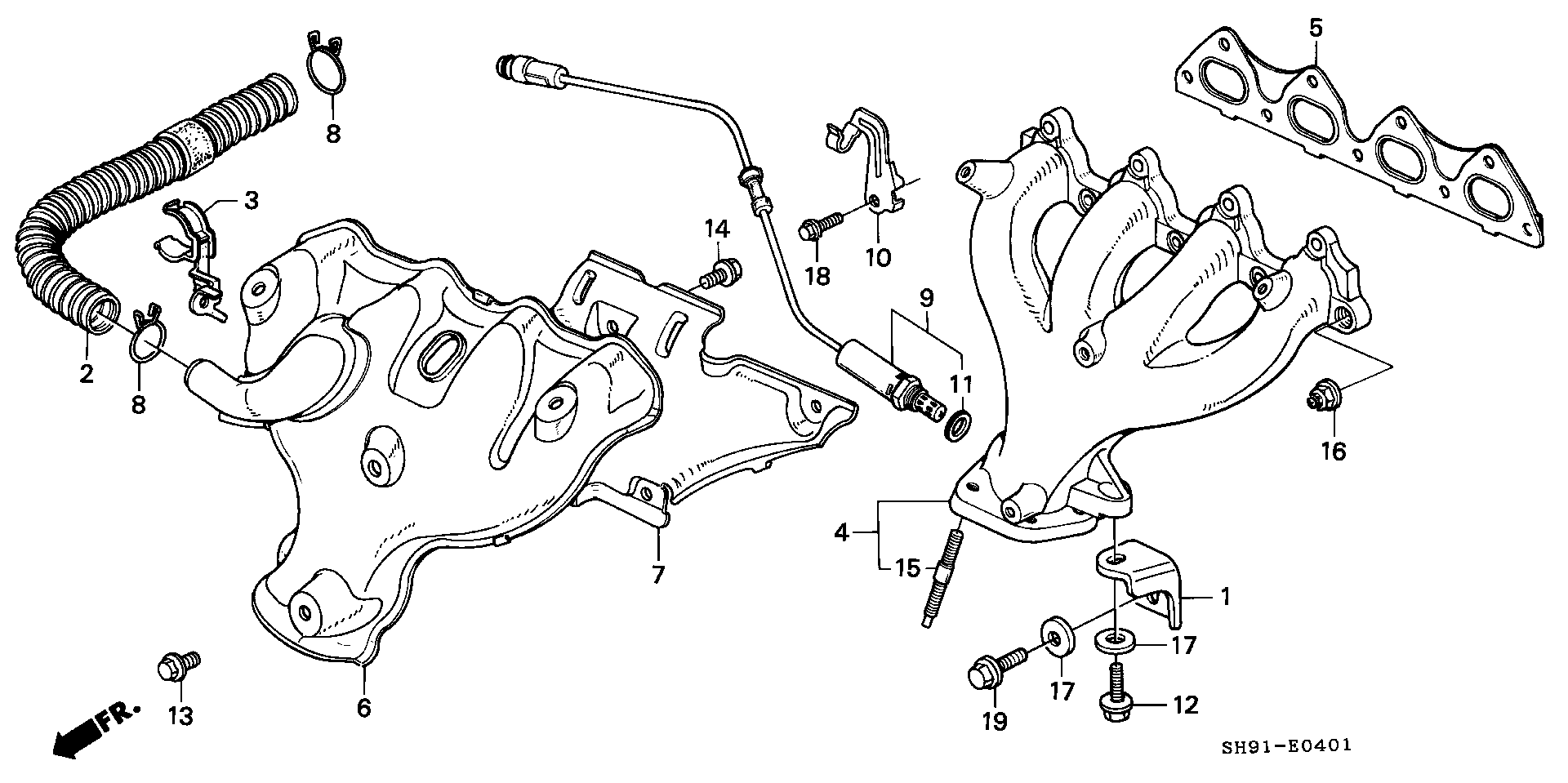 EXHAUST MANIFOLD (1500 DUAL CAB  SPECIFICATION )