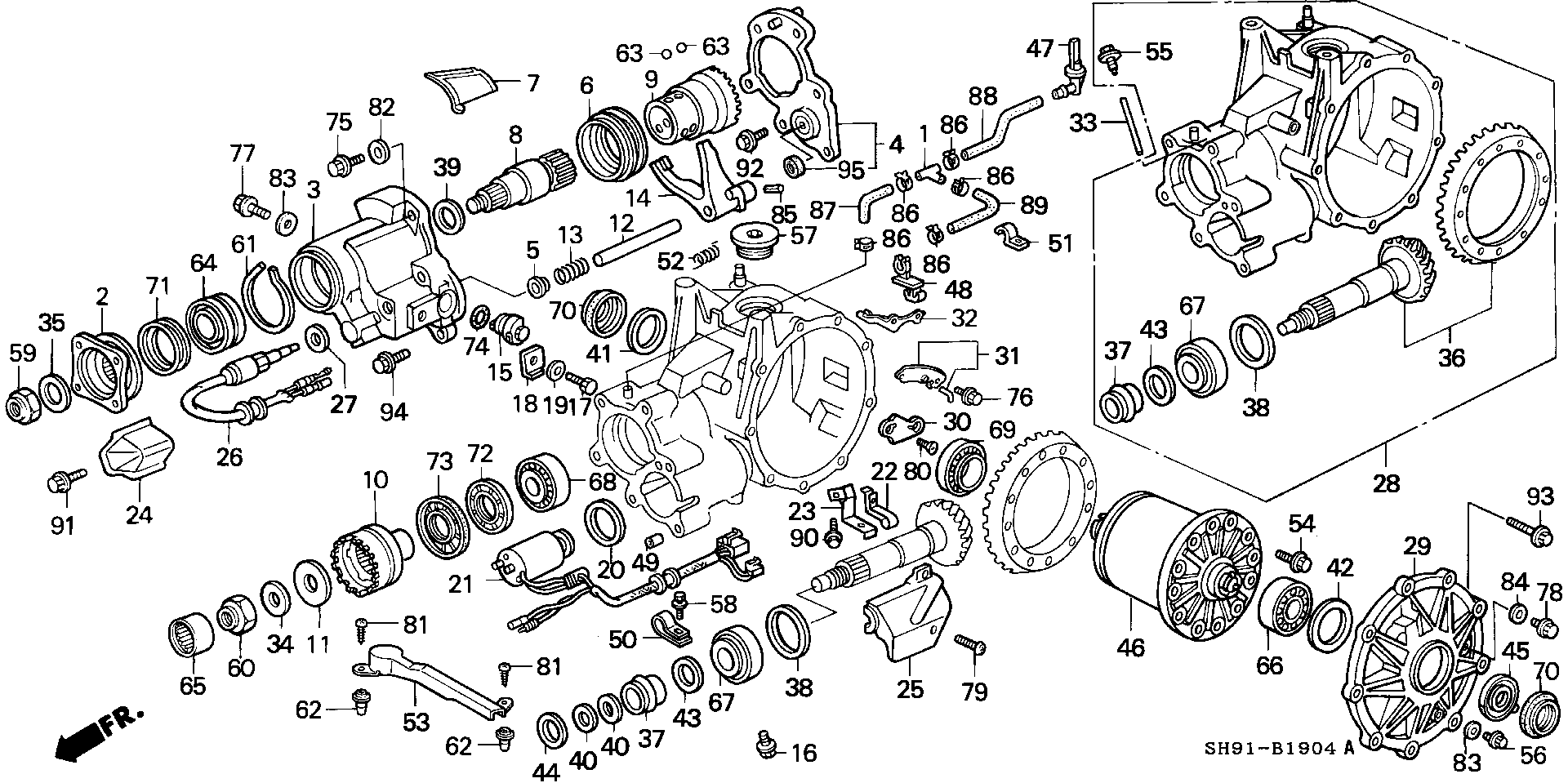 REAR DIFFERENTIAL(INTRAC)