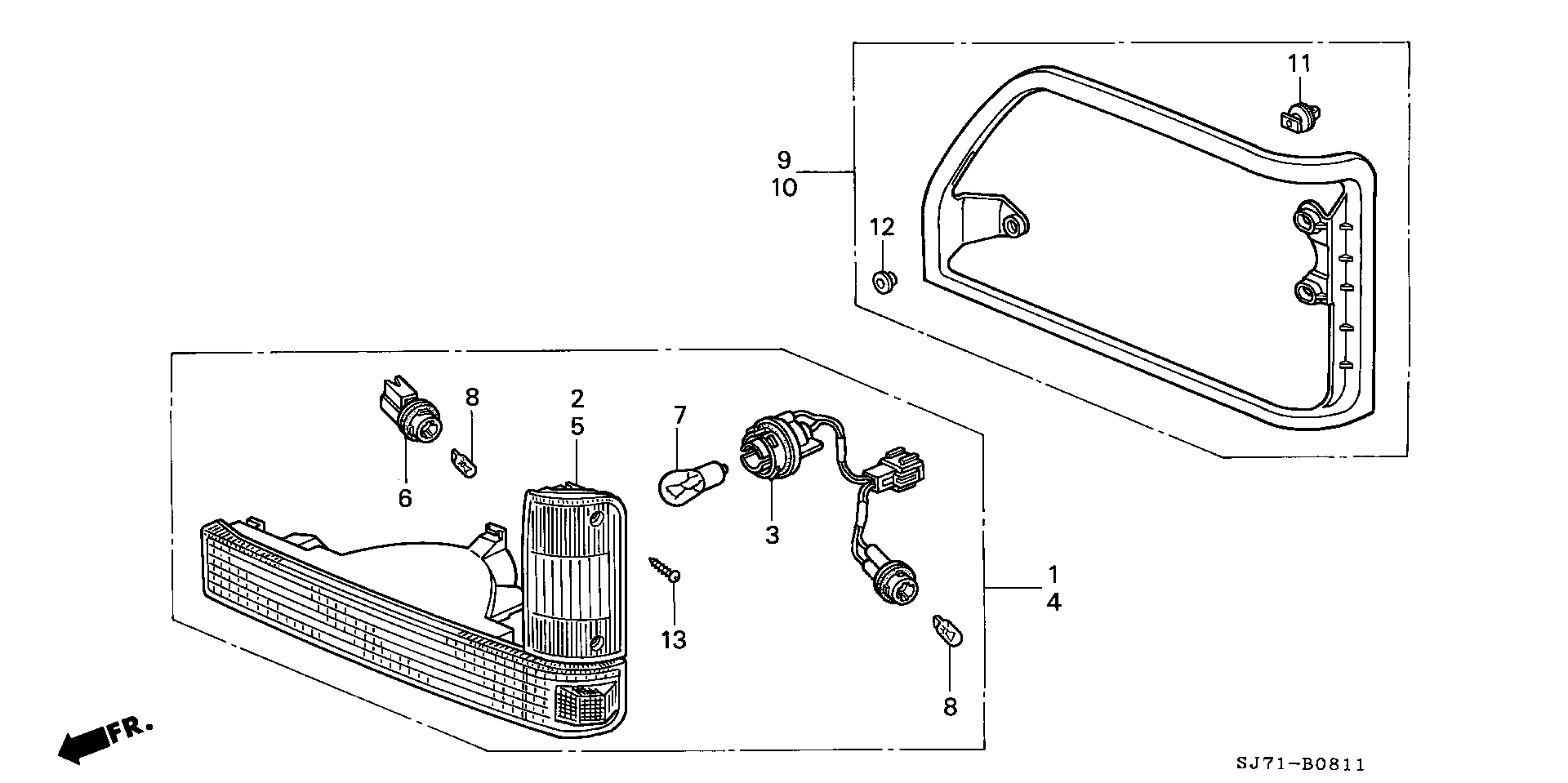 FRONT COMBINATION LIGHT (210)