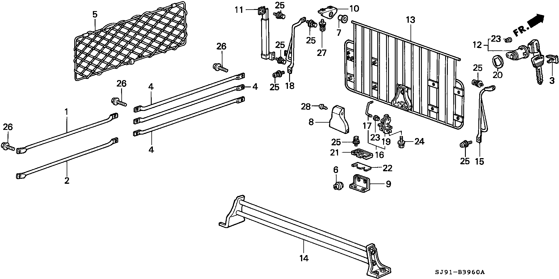 BACK CABIN GATE(  POSTAL. DIRECTION )