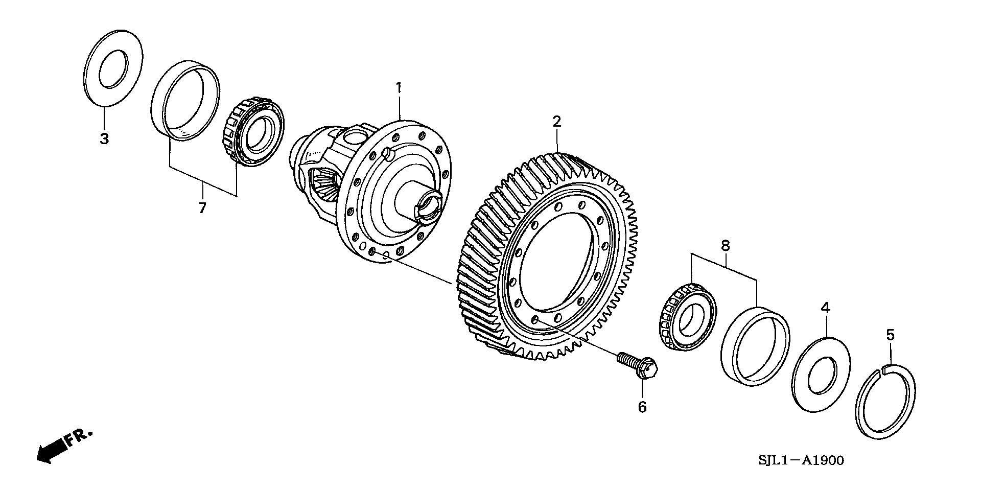 DIFFERENTIAL(2WD)(V6)