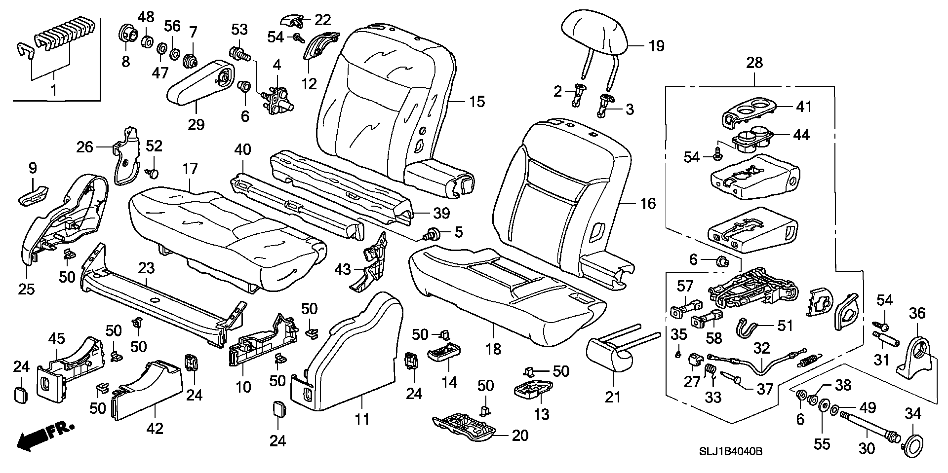 MIDDLE SEAT(R.)