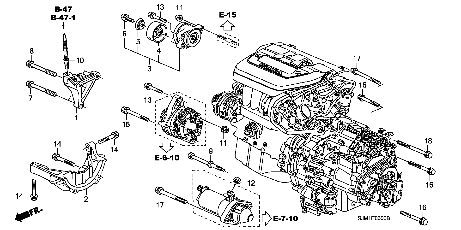 ENGINE MOUNTTING BRACKET (L4)