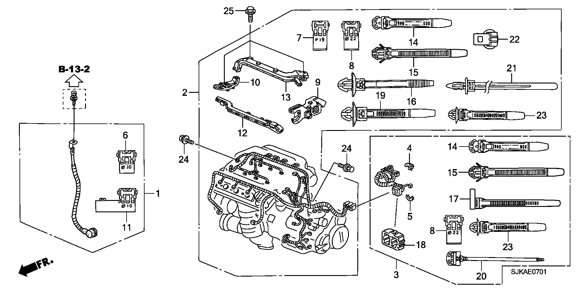 ENGINE WIRE HARNESS(V6)