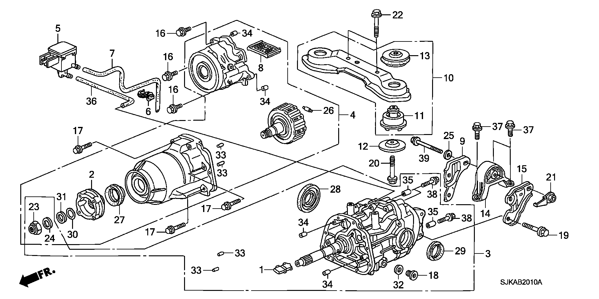 REAR DIFFERENTIAL/ MOUNT