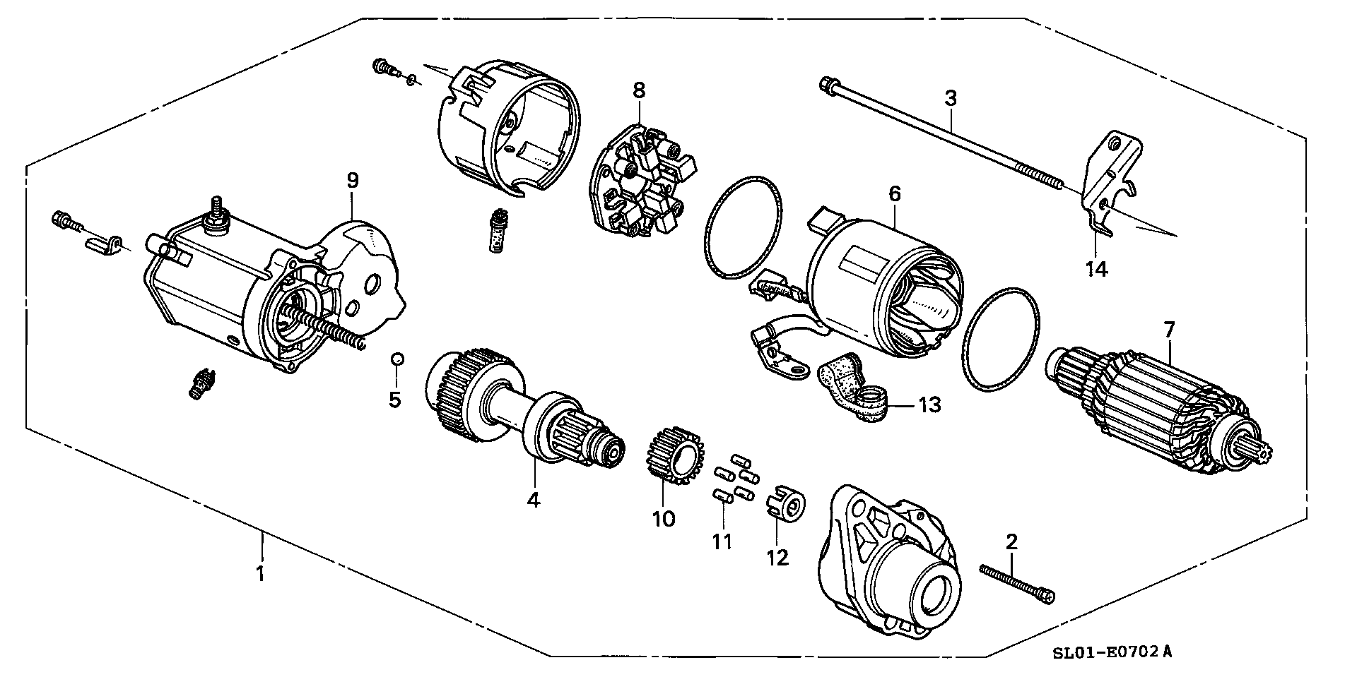 STARTER MOTOR(DENSO) (NA1:130-, NA2)