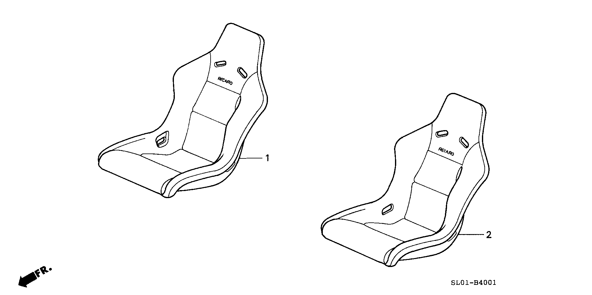 SEAT(NSX-R,NSX-S)