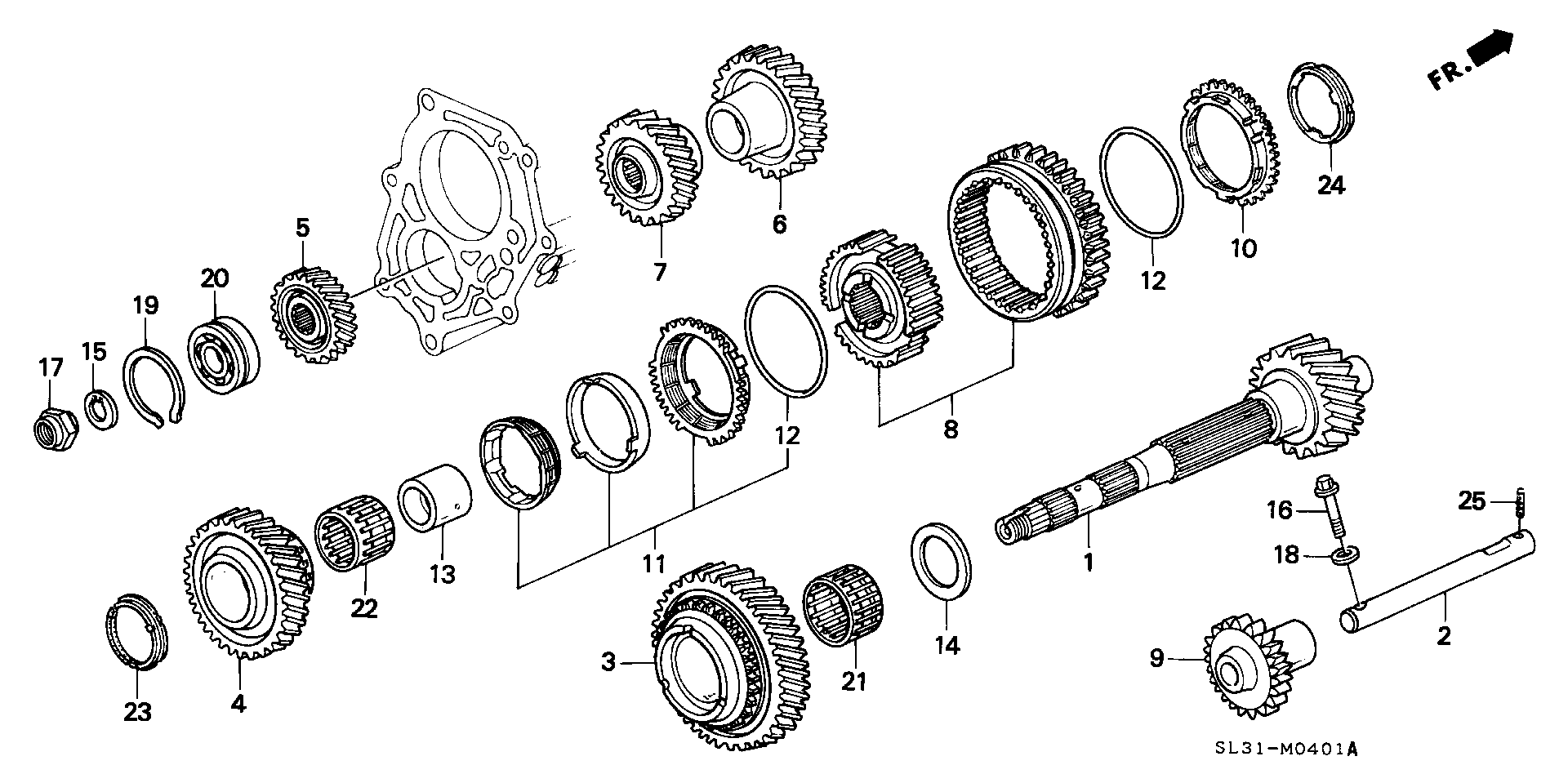 COUNTER SHAFT(CB5:120)