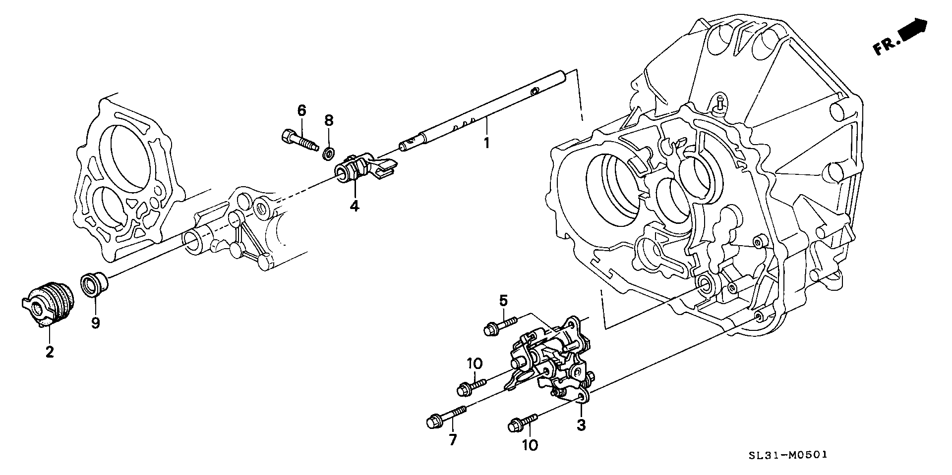 SHIFT ROD/ CHANGE HOLDER (CB5:120)