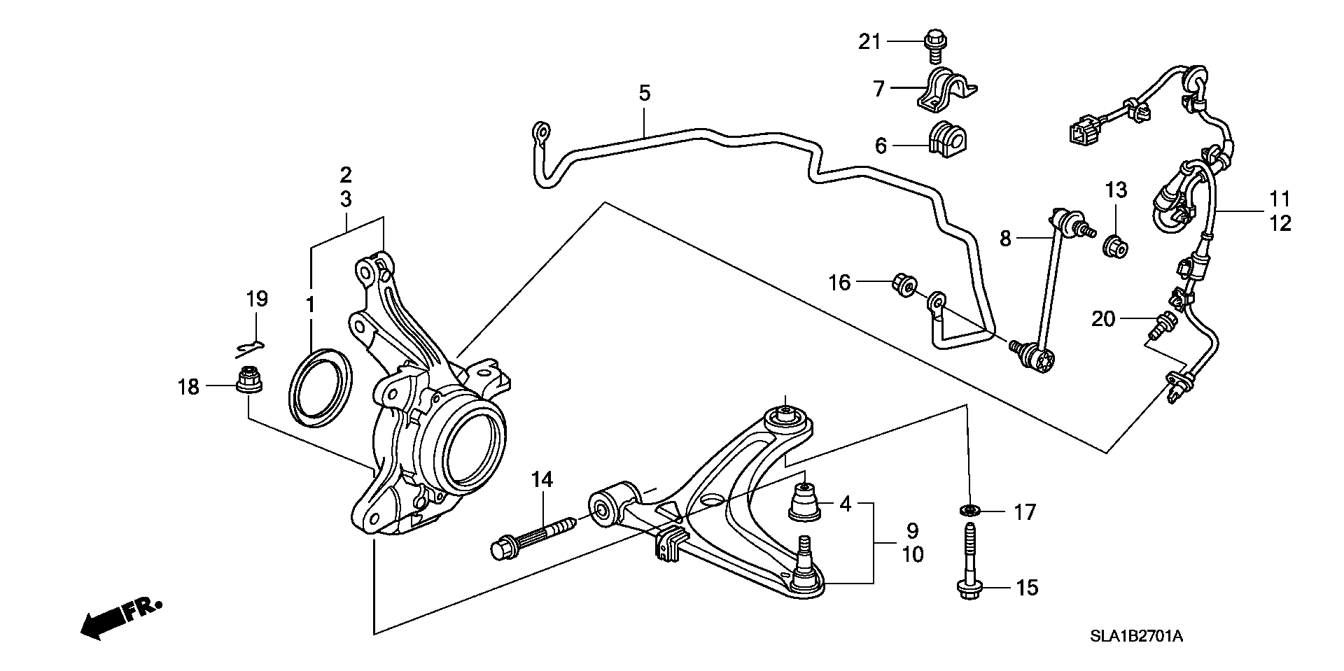 FRONT STABILIZER/  FRONT LOWER ARM (4WD)