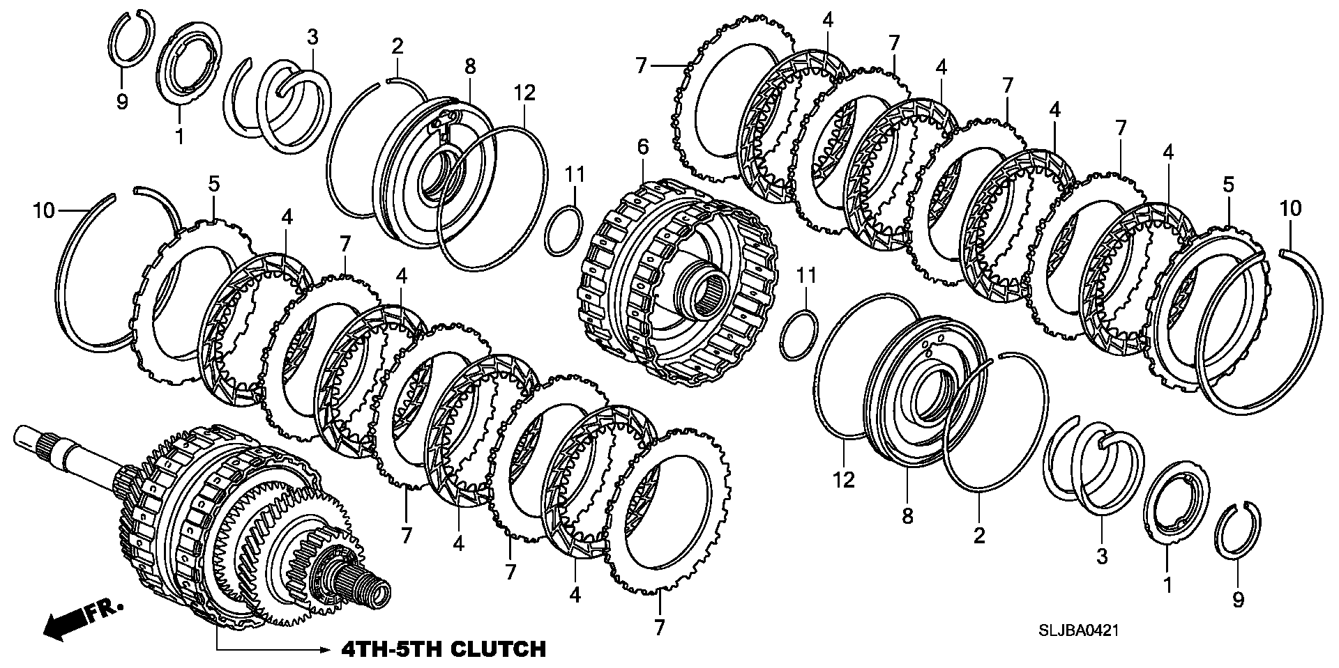 CLUTCH( FORCE FIFTH) (5AT)