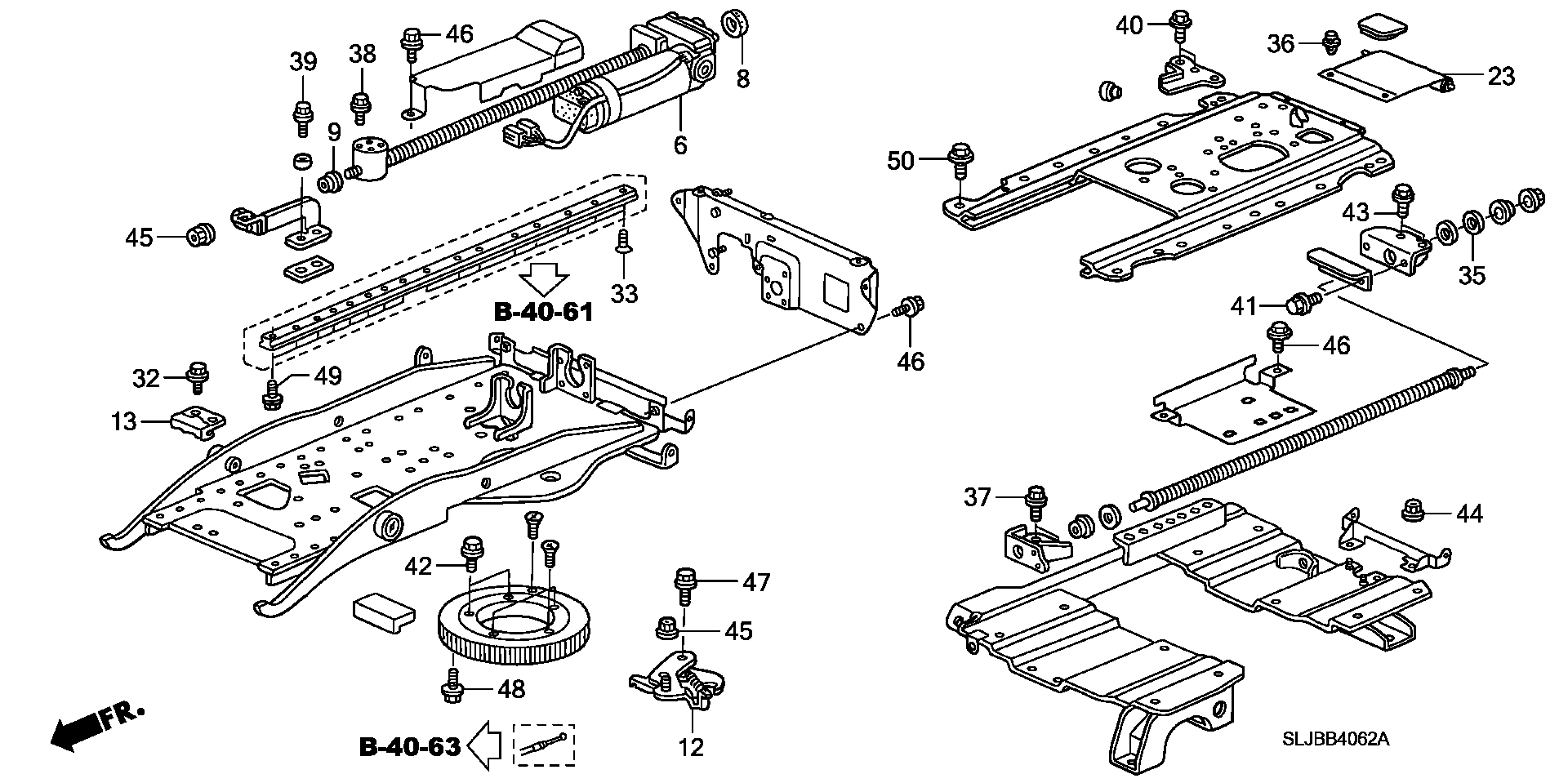 LIFTER  COMPONENT PARTS (2) ( SIDE LIFT UP SEAT)