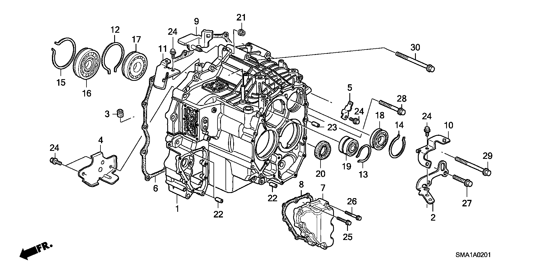 TRANSMISSION CASE(4WD)