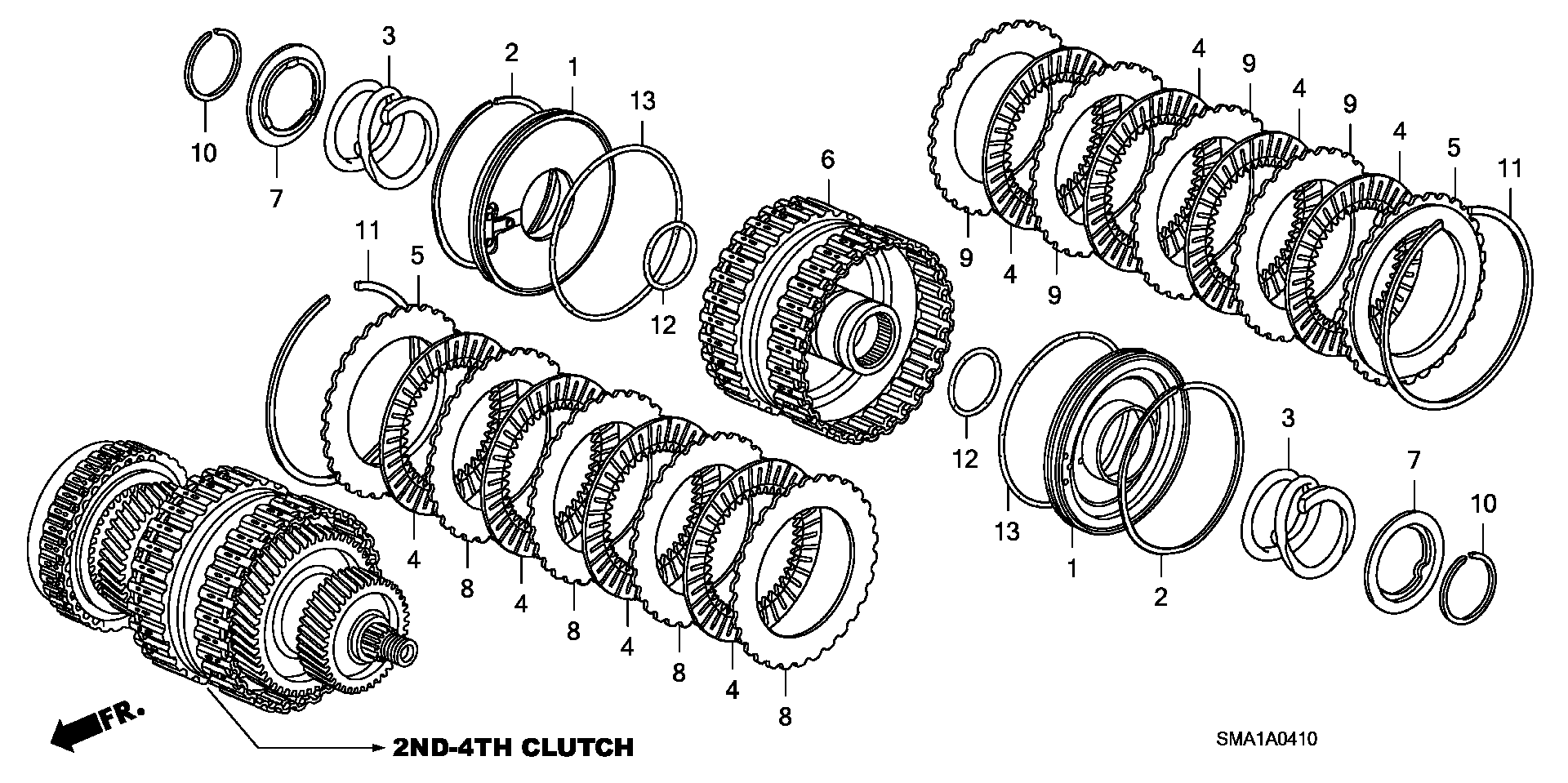 CLUTCH( SECOND FORCE) (2WD)