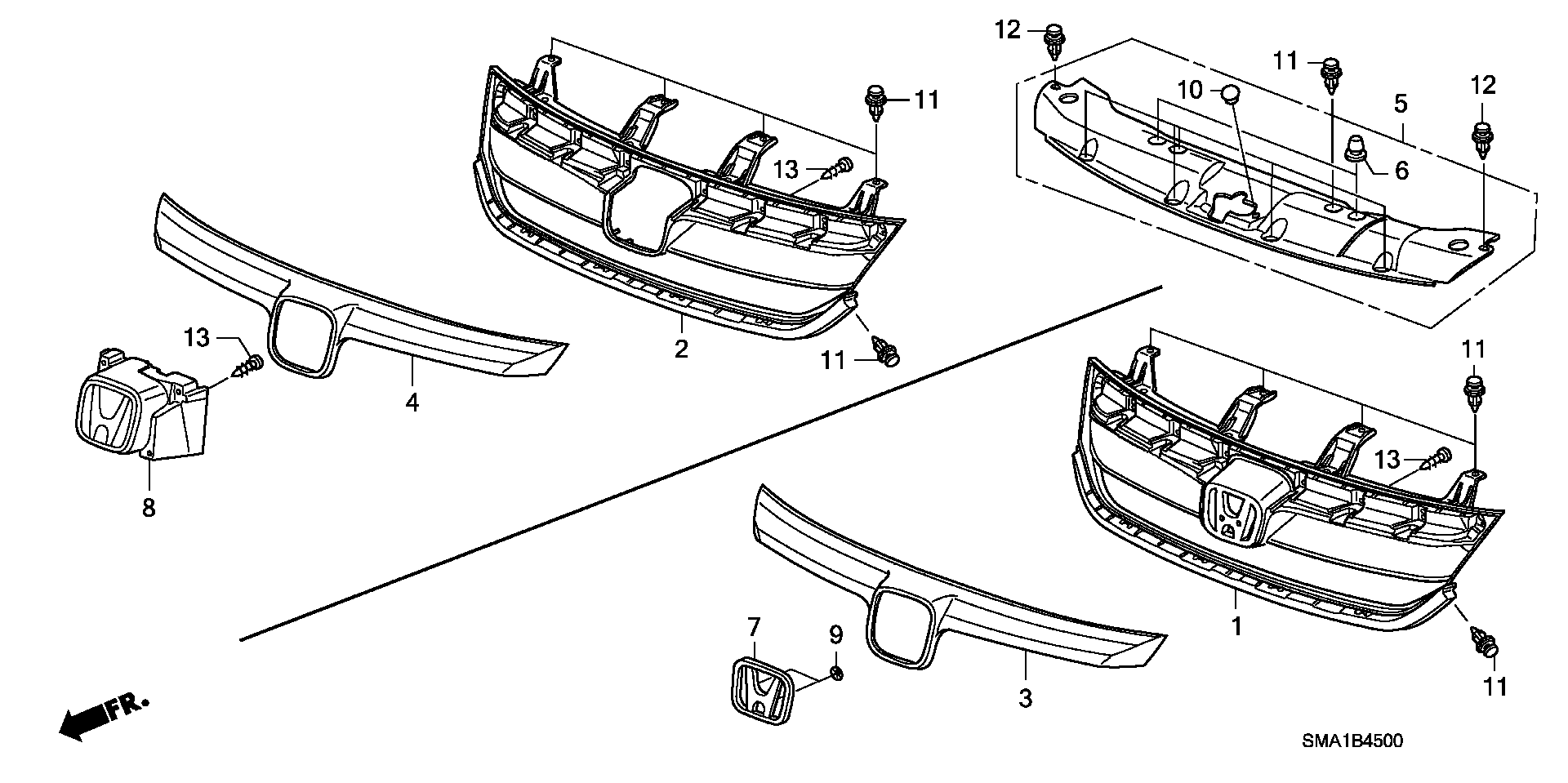 FRONT GRILLE(1)