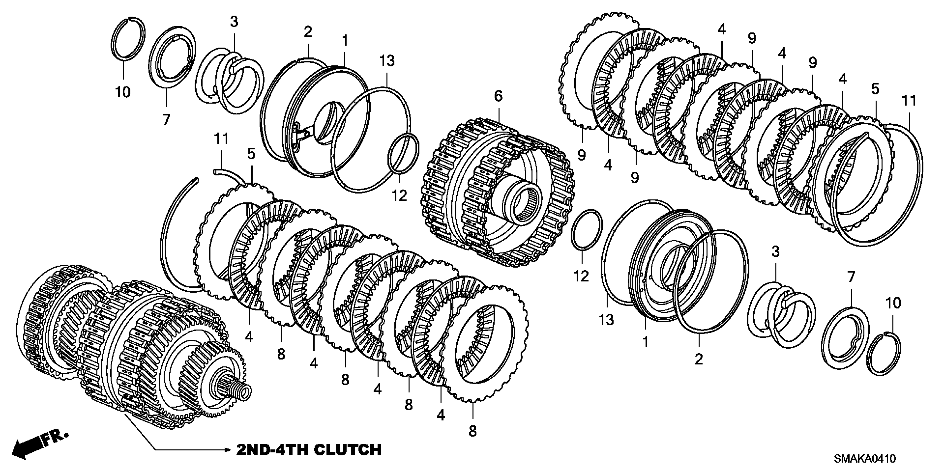 CLUTCH( SECOND FORCE)(2WD)