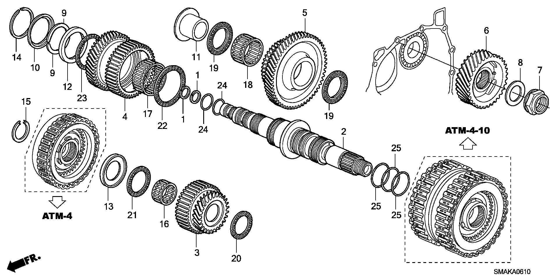 SECONDARY SHAFT(2WD)