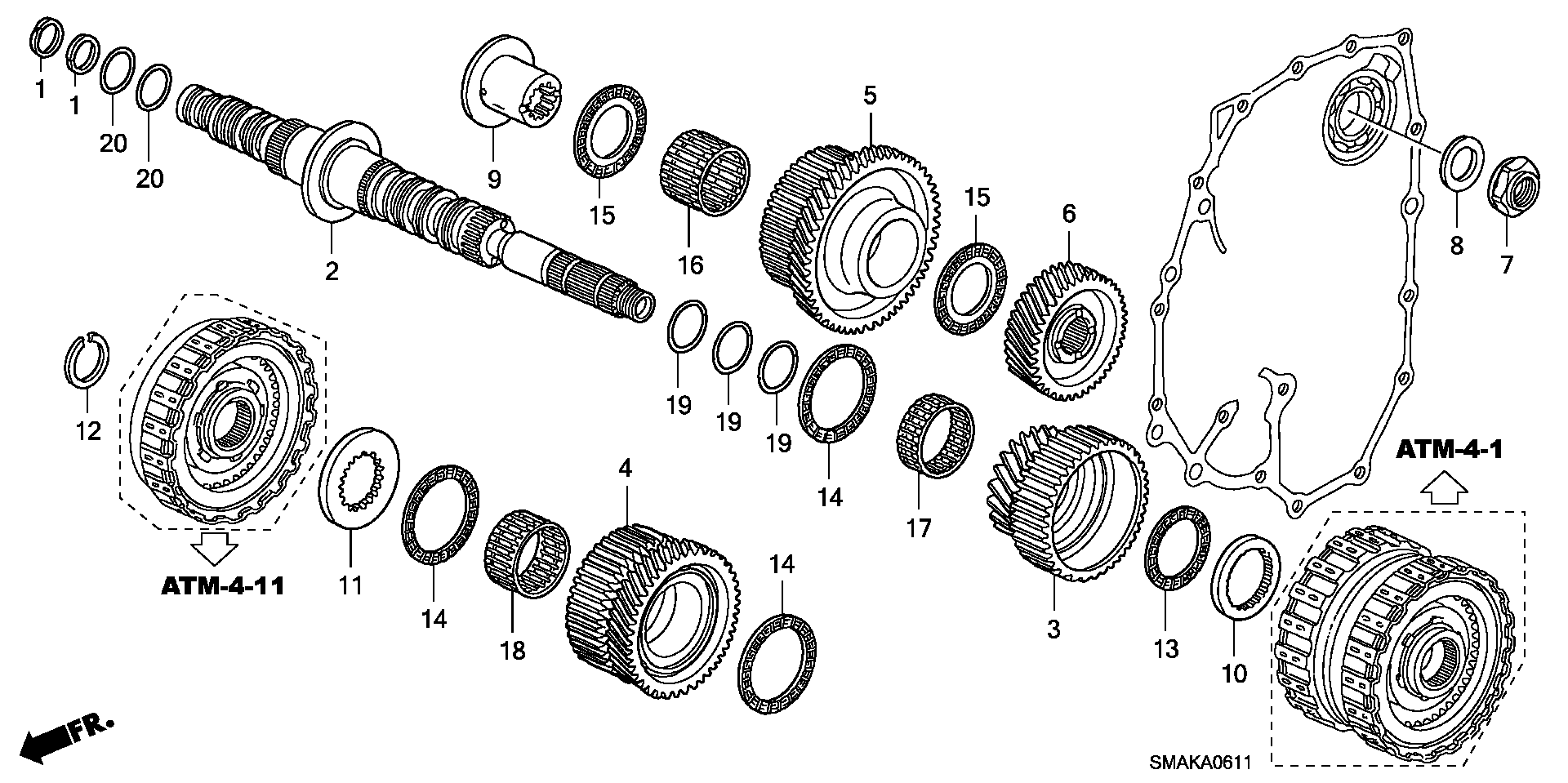 SECONDARY SHAFT(4WD)