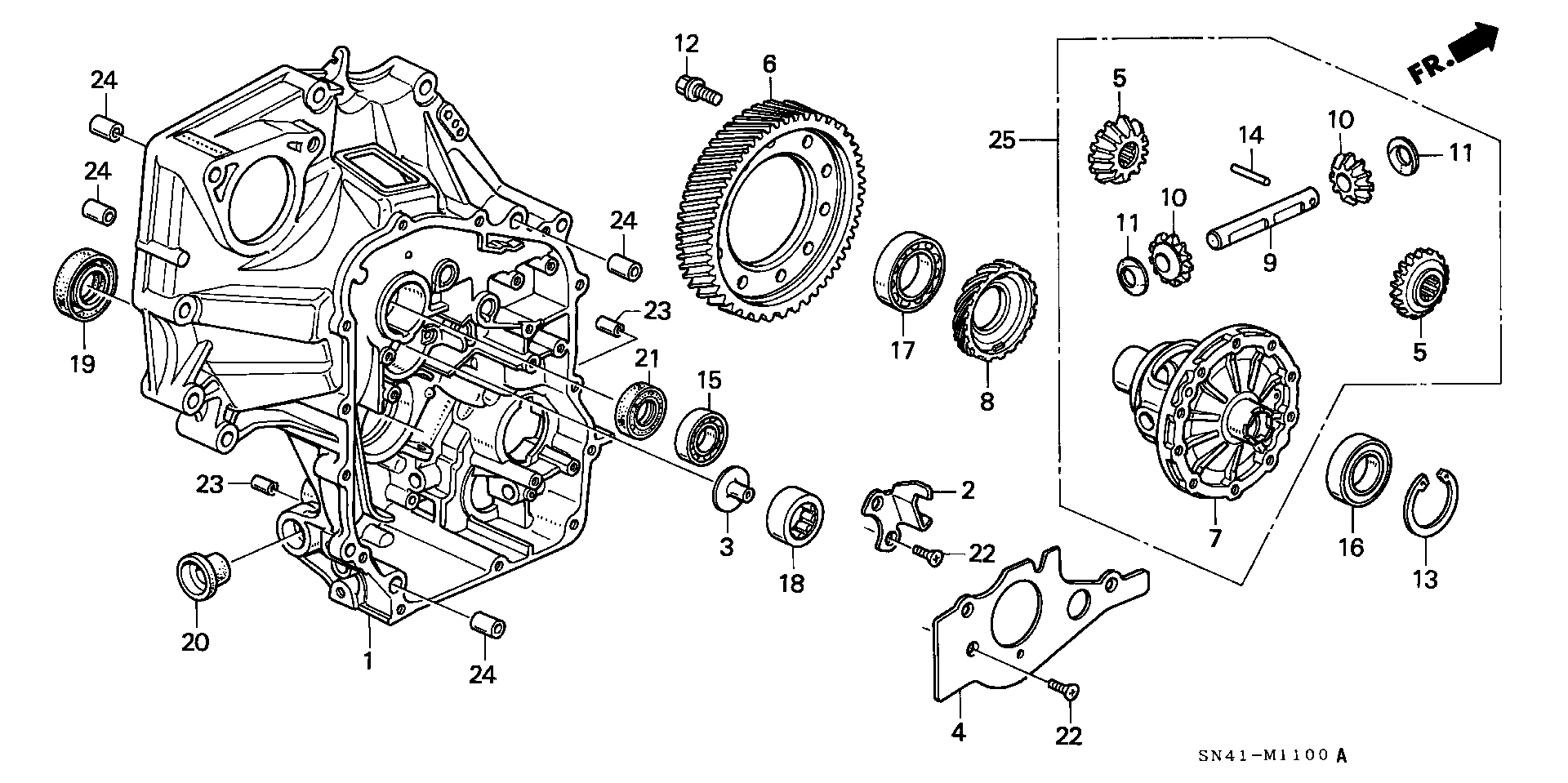 CLUTCH CASE/ DIFFERENTIAL(4WD)