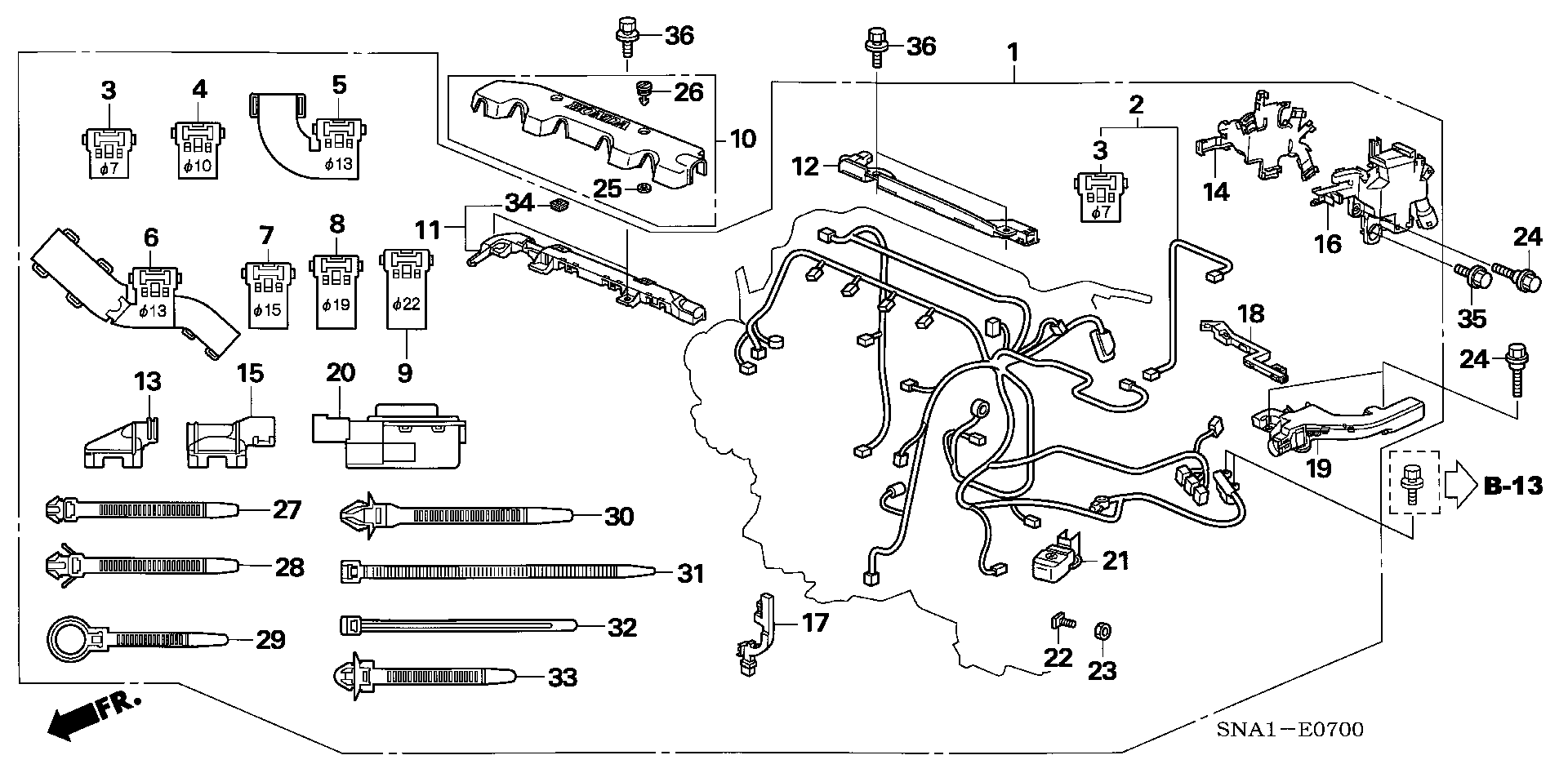 ENGINE WIRE HARNESS (1.8L)