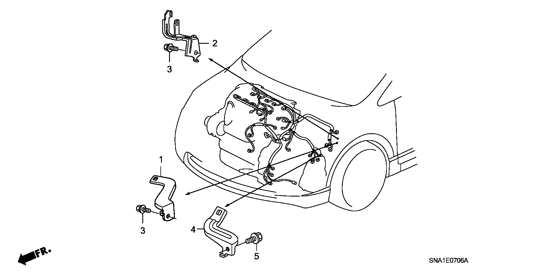 ENGINE WIRE HARNESS STAY(2.0L)