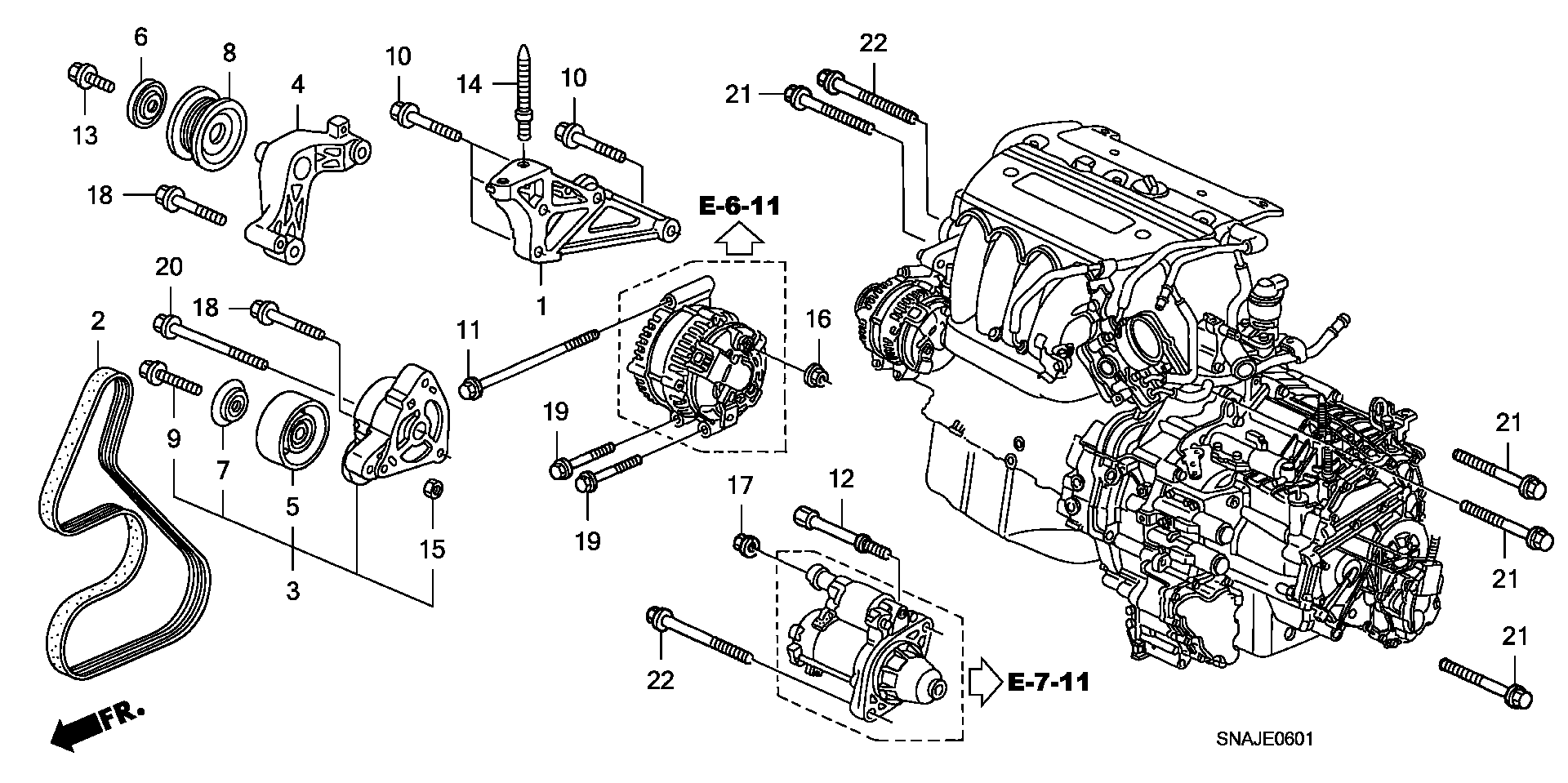 ENGINE MOUNTTING BRACKET(2.0L)