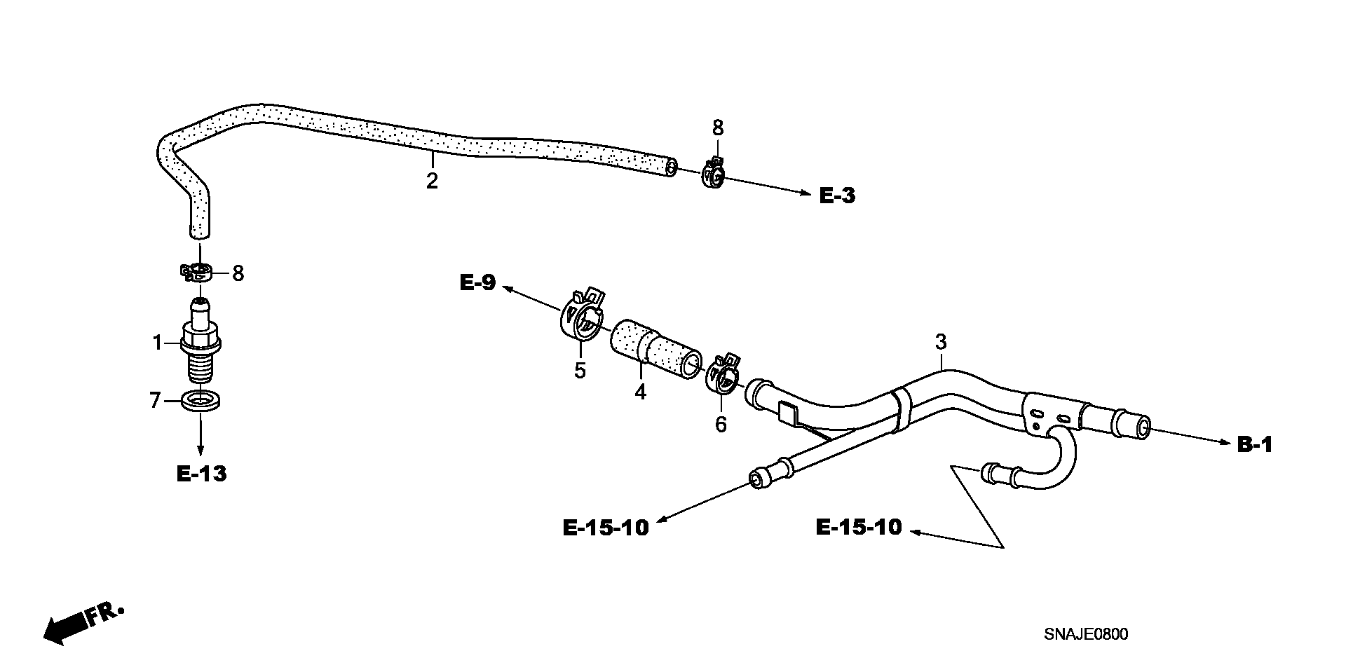 PCV TUBE(1.8L)