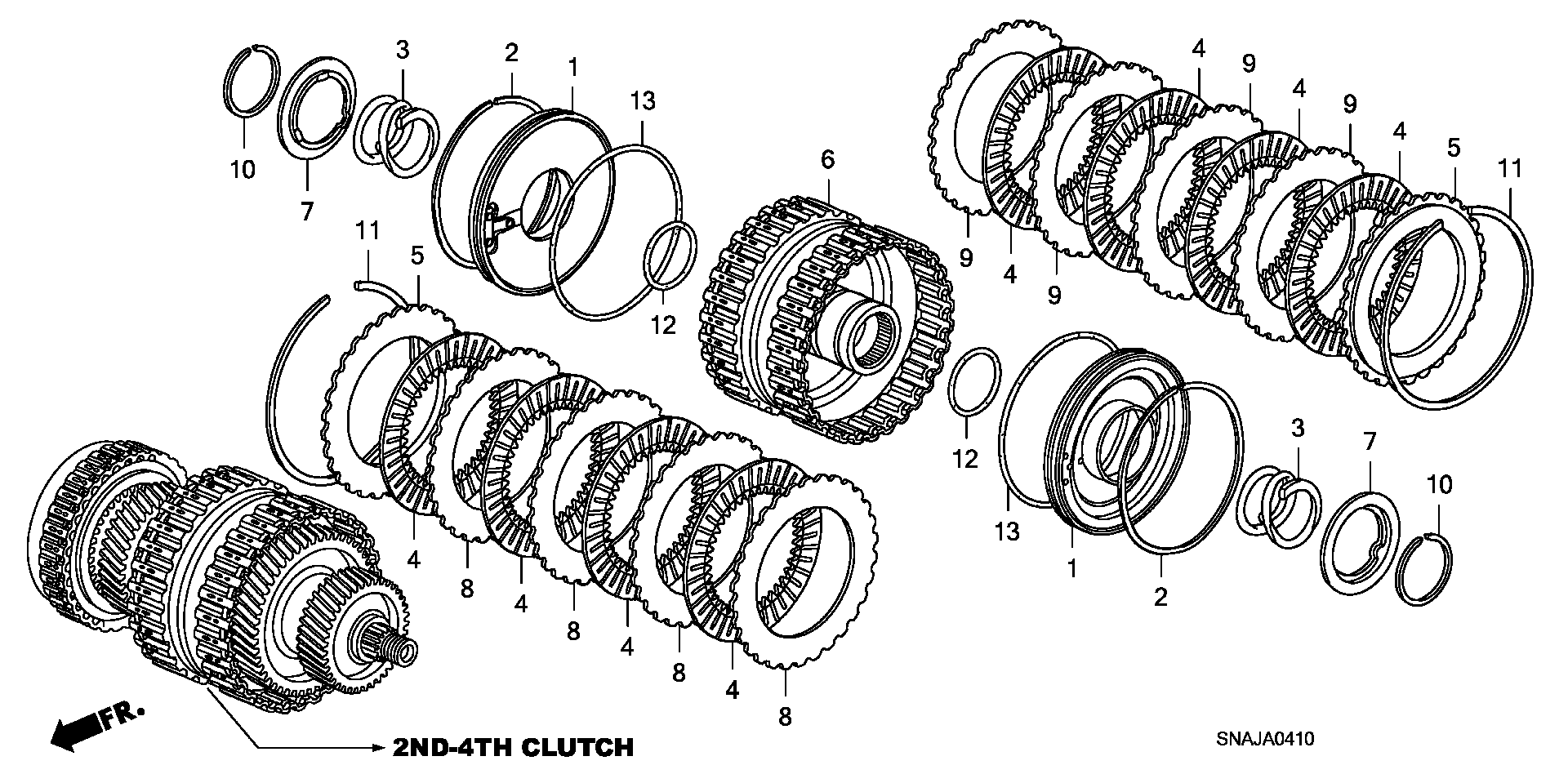 CLUTCH( SECOND FORCE)(1.8L)