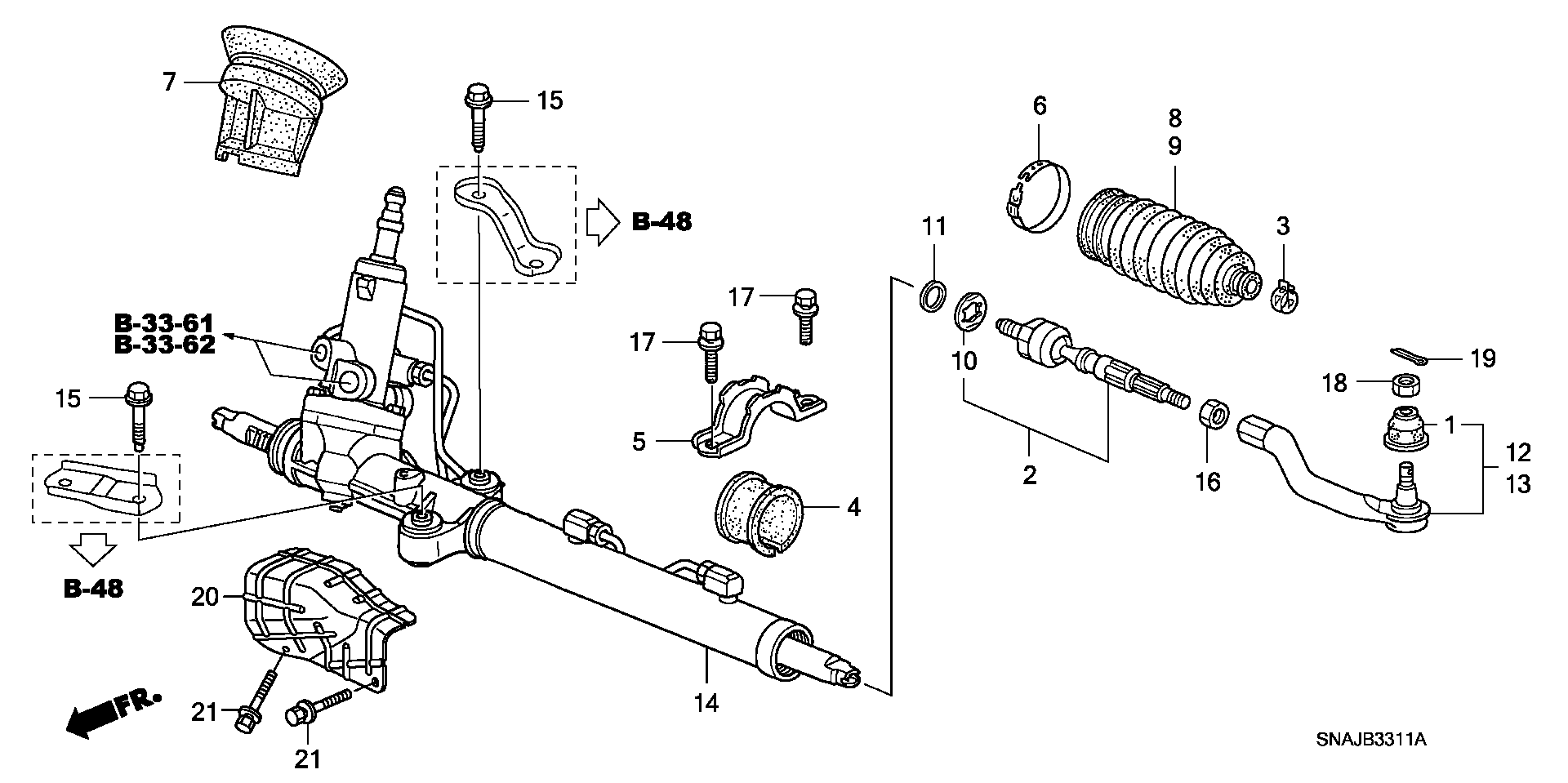 POWER STEERING GEARBOX(HPS)