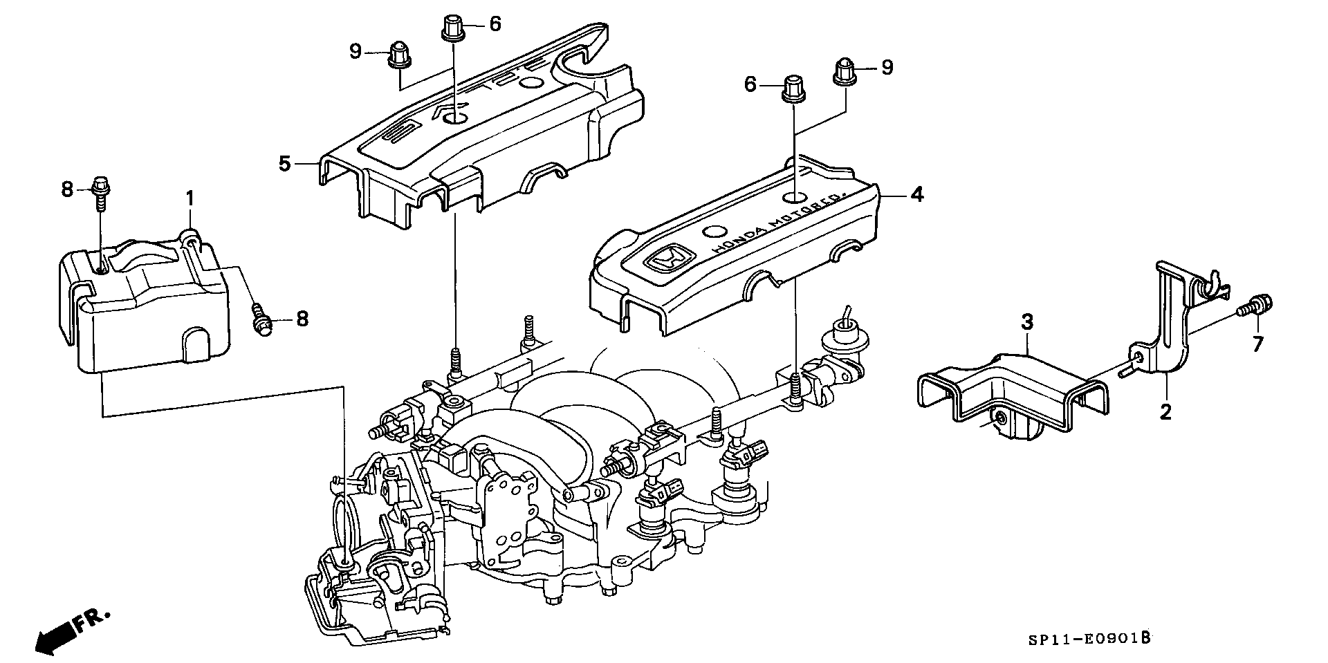 ENGINE HARNESS COVER