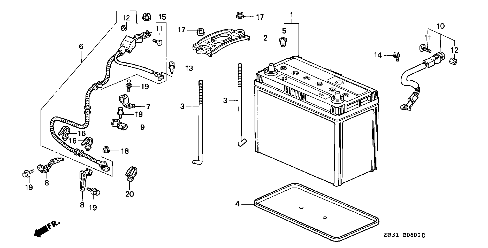 BATTERY/ BATTERY CABLE