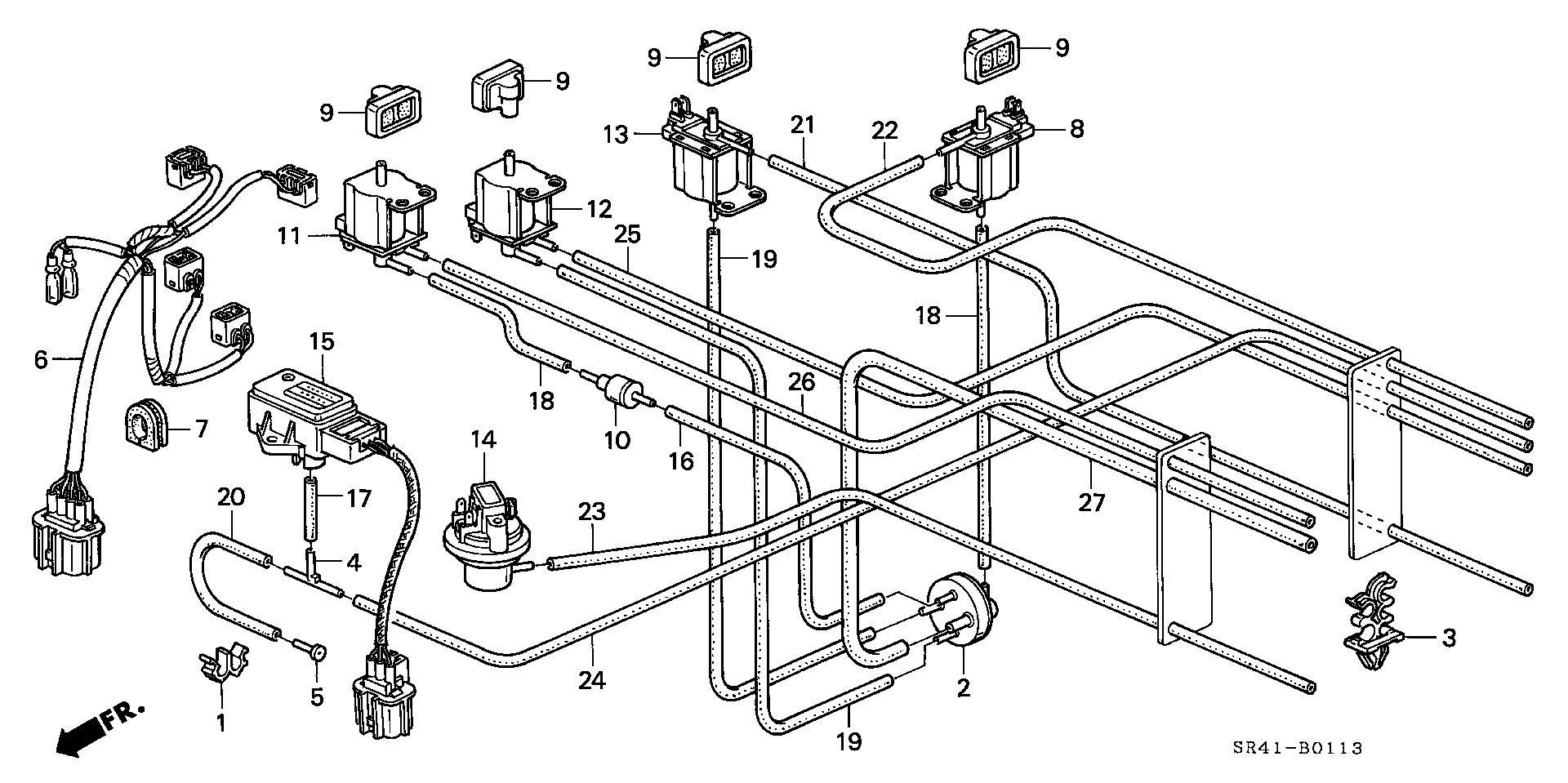 CONTROL BOX TUBING ( DUAL CAB)